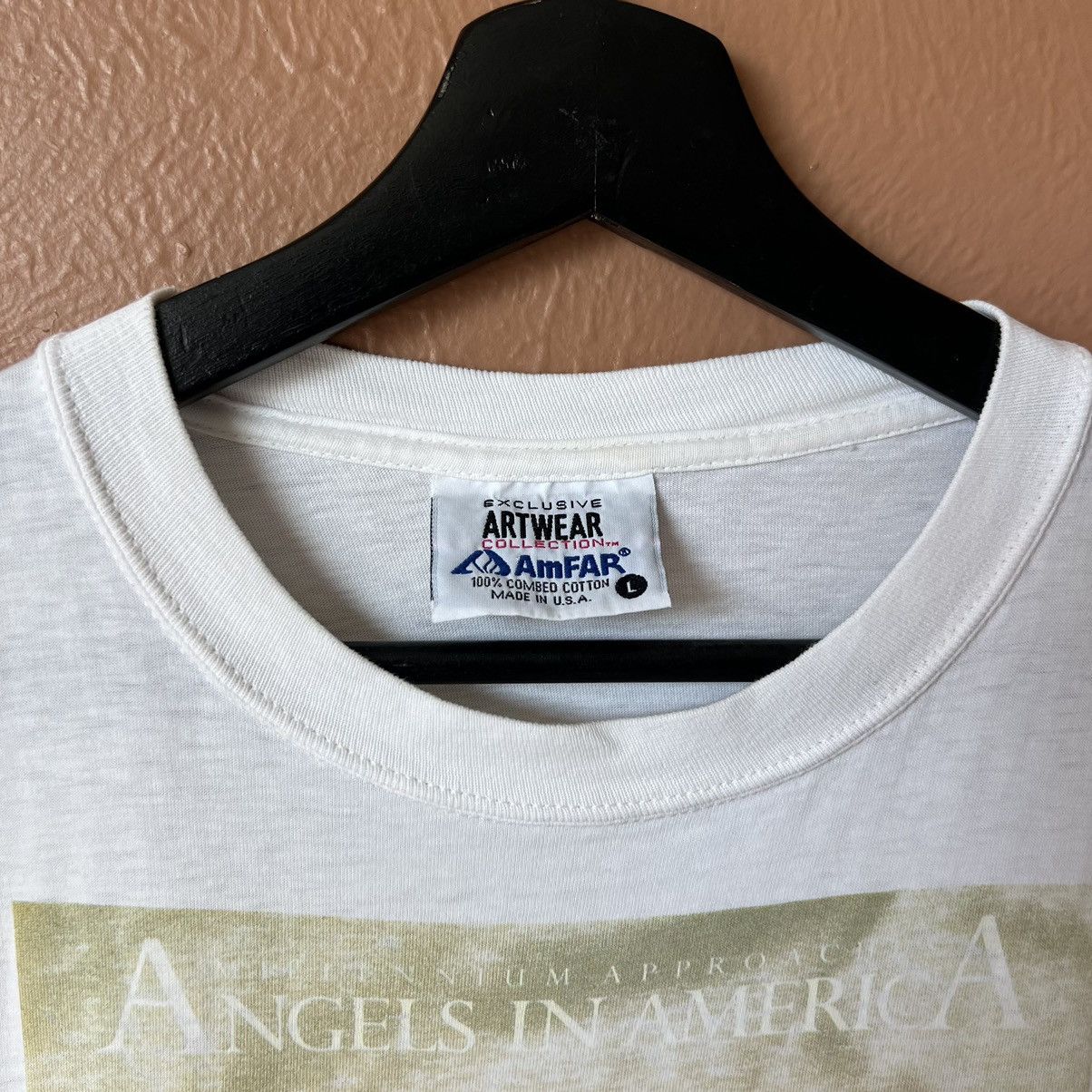 Vintage Vintage Angels In America Milton Glaser Art T Shirt 90s Size US L / EU 52-54 / 3 - 5 Thumbnail