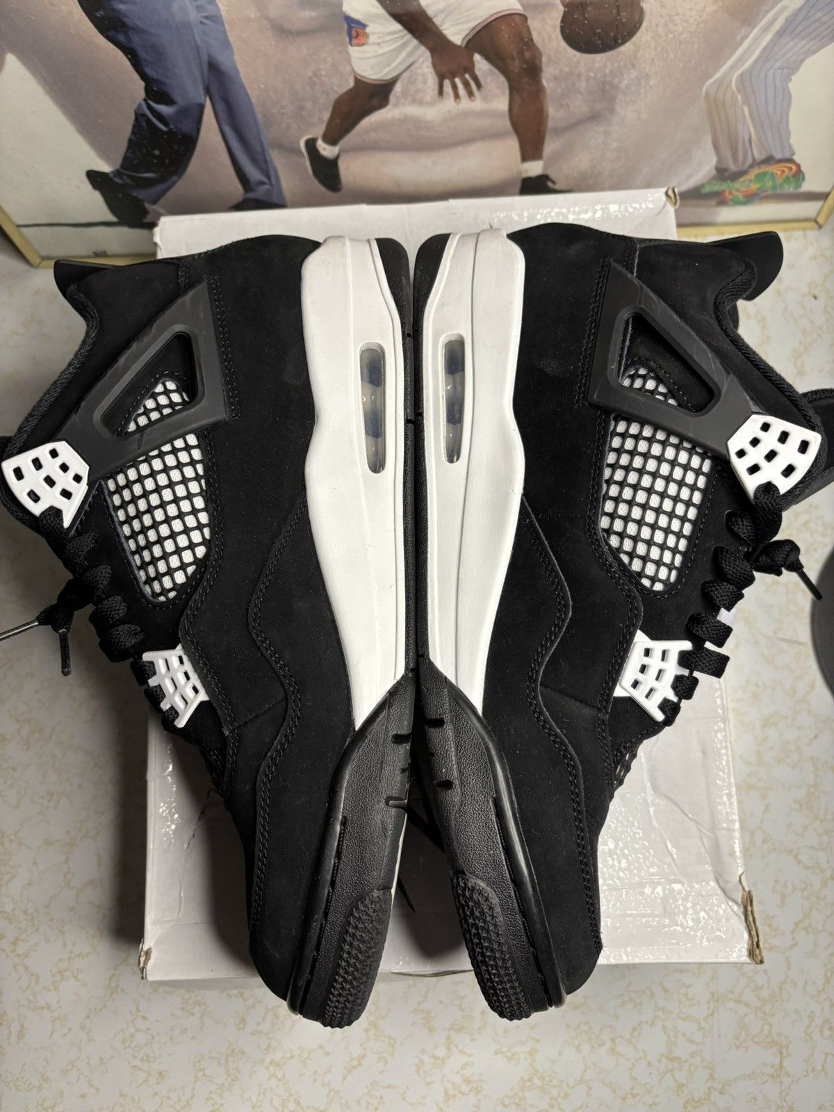Jordan Brand Air Jordan 4 Retro OG white thunder Size US 10.5 / EU 43-44 - 3 Thumbnail