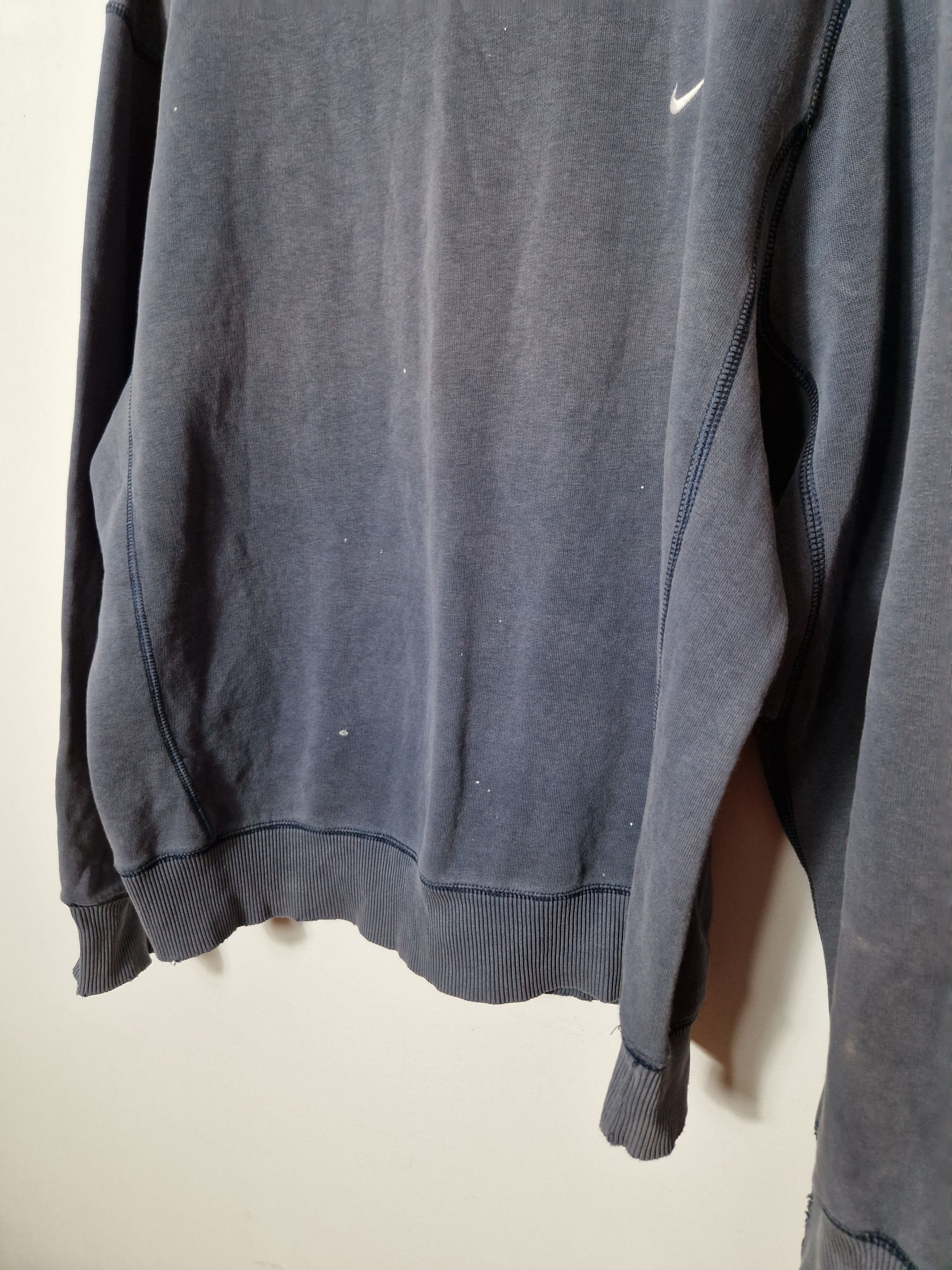 Nike × Vintage Nike vintage trashed distressed sweatshirt Size US XL / EU 56 / 4 - 4 Thumbnail