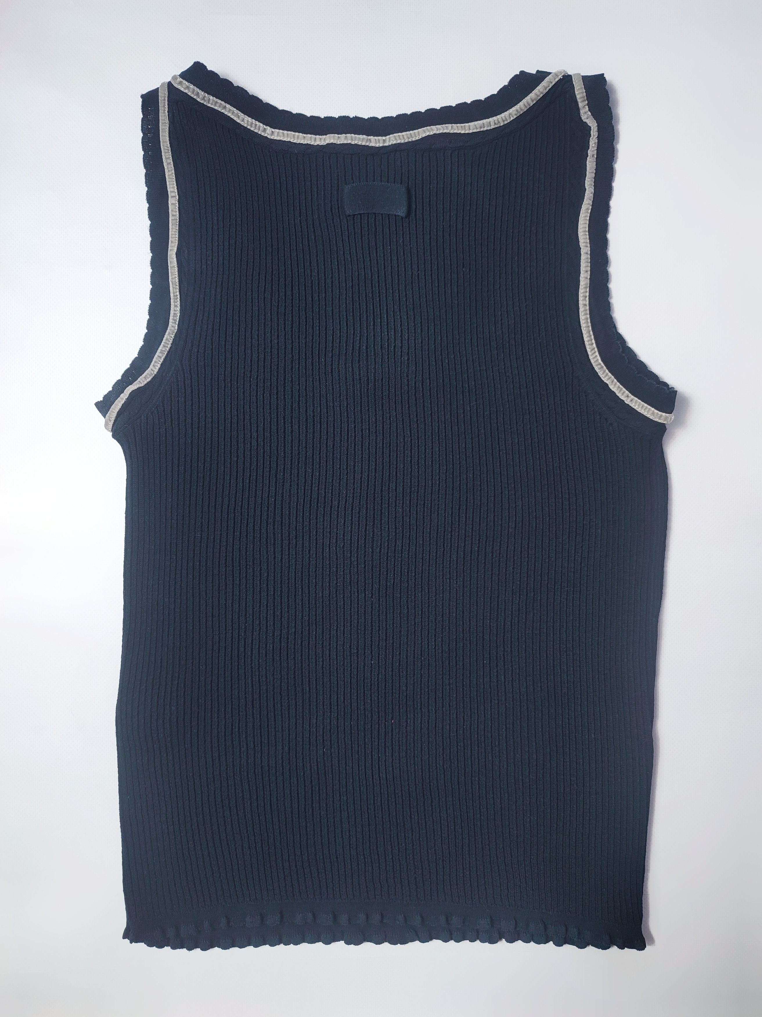 Dolce & Gabbana Dolce Gabbana Ribbed Top Size L / US 10 / IT 46 - 9 Thumbnail