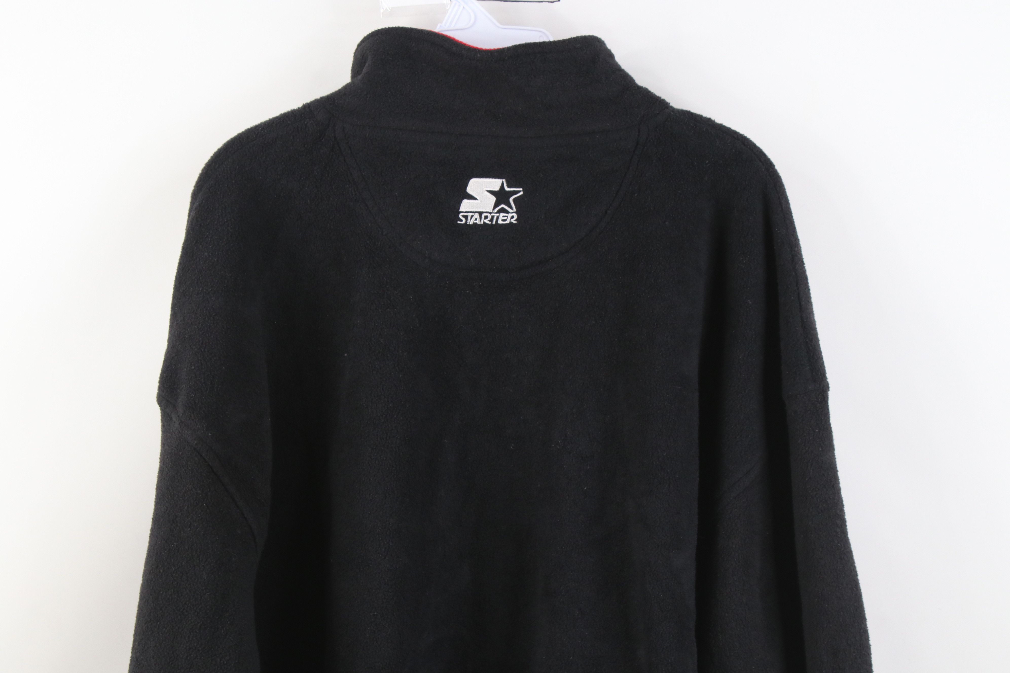 Starter Vintage 90s Starter Red Wings Hockey 1/4 Zip Fleece Sweater Size US XXL / EU 58 / 5 - 14 Thumbnail