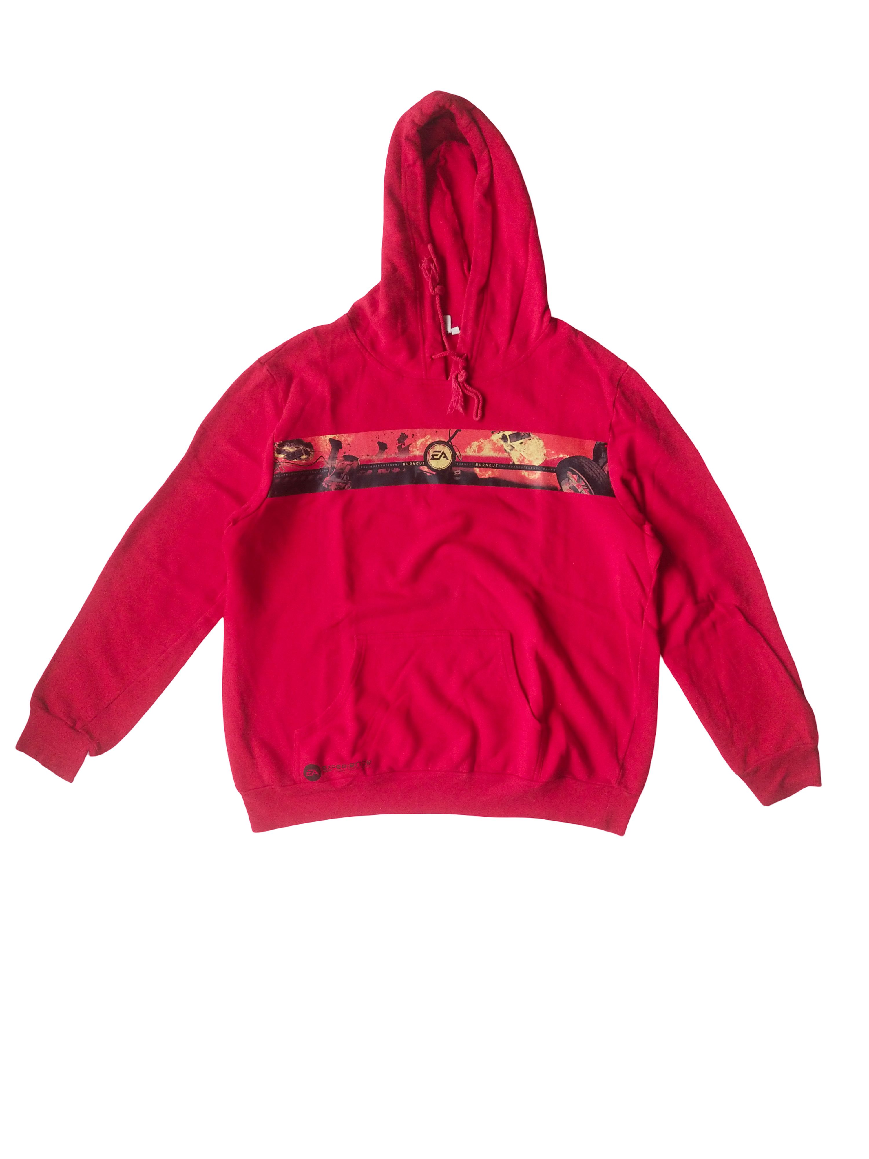 Vintage 2000s Burnout Promo Hoodie EA Games Hong Kong Game Size US XL / EU 56 / 4 - 1 Thumbnail
