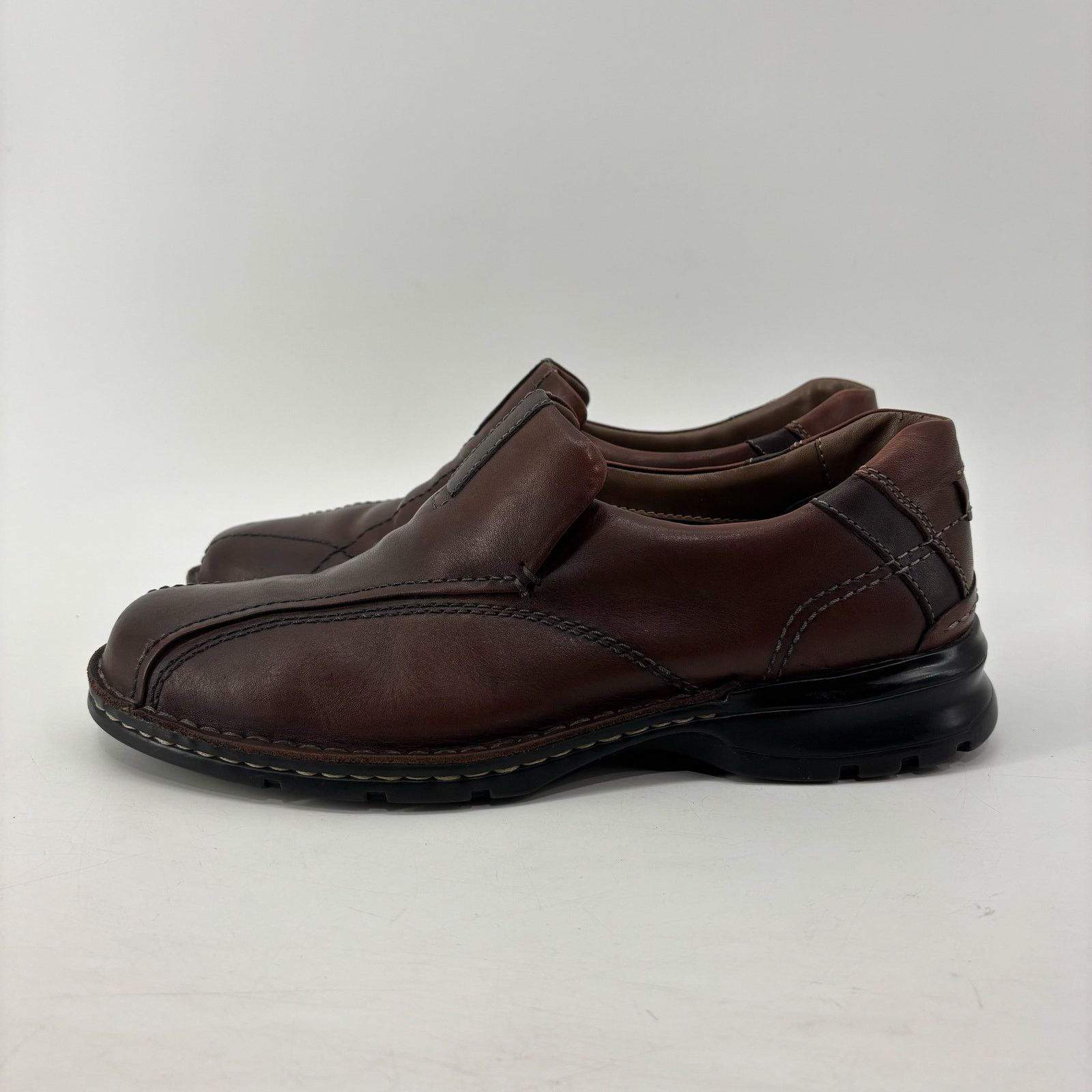 Clarks Clark’s Men’s Loafers Size 9 Leather Slip On Casual Brown Size US 9 / EU 42 - 11 Thumbnail