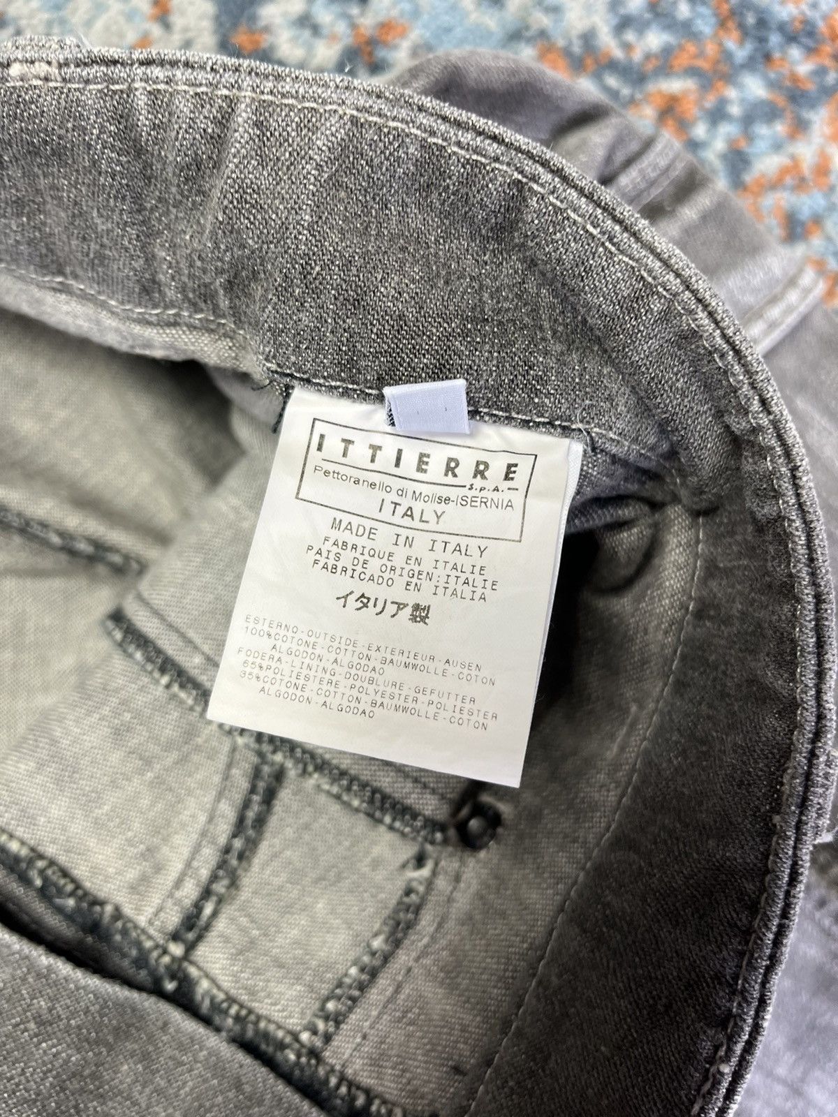Designer × Ferre × Vintage Vintage 90s Ferre Jeans crazy cargo denim pants with zippers Size US 38 / EU 54 - 20 Thumbnail