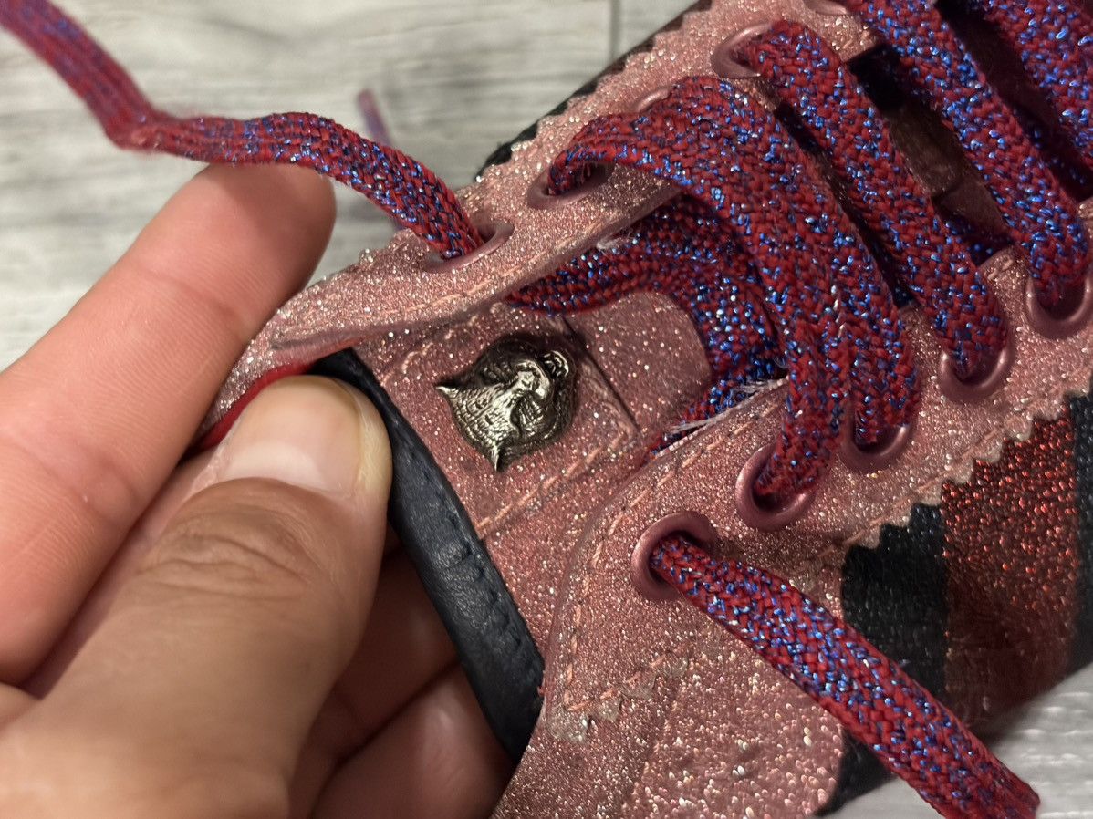 Gucci Gucci Bambi Pink Glitter Low-Top Sneakers Size US 6 / IT 36 - 14 Thumbnail