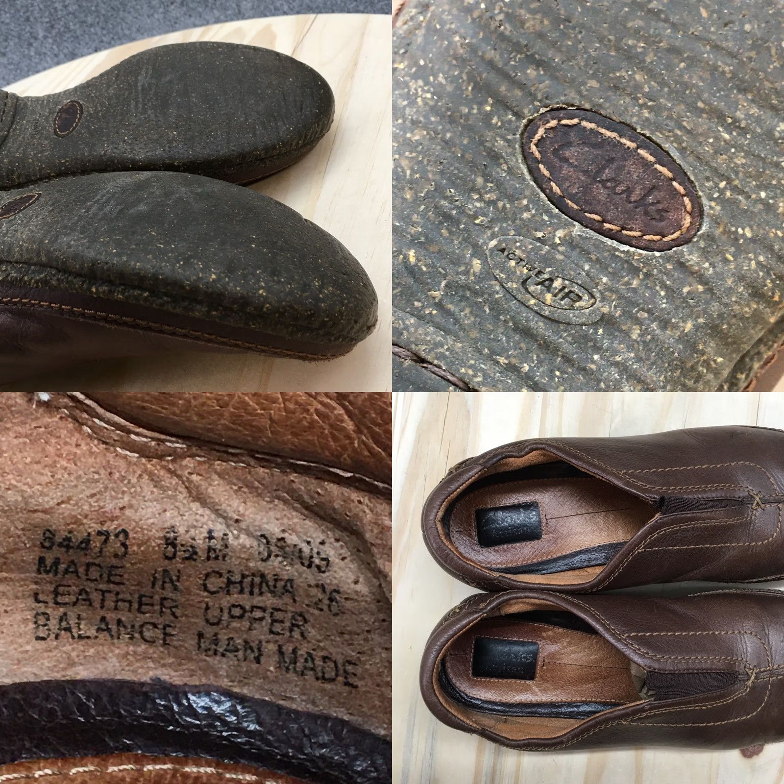 Clarks Clarks Loafer Womens 8.5M Brown Active Air Round Toe Slip On Casual Leather Size US 9 / IT 39 - 9 Thumbnail