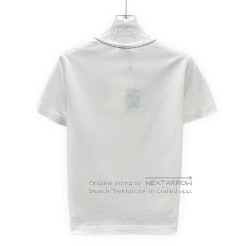 Brunello Cucinelli Brunello Cucinelli White cotton round-neck short-sleeve T- Size XXS / US 00 / IT 34 - 2 Thumbnail