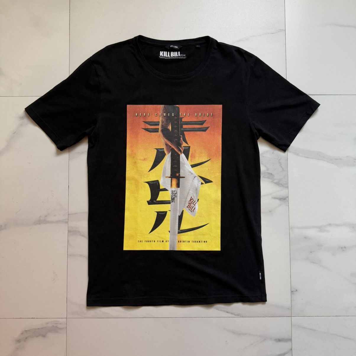 Kill City × ONLY & SONS Kill Bill Vol. I & II Movie Poster T-Shirt Size US M / EU 48-50 / 2 - 2 Thumbnail