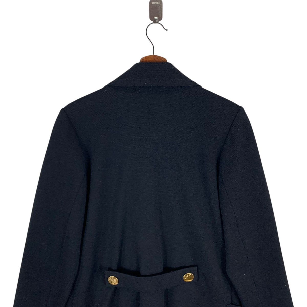 Yves Saint Laurent VINTAGE YVES SAINT LAURENT GOLD BUTTON COAT WOMEN Size M / US 6-8 / IT 42-44 - 16 Thumbnail