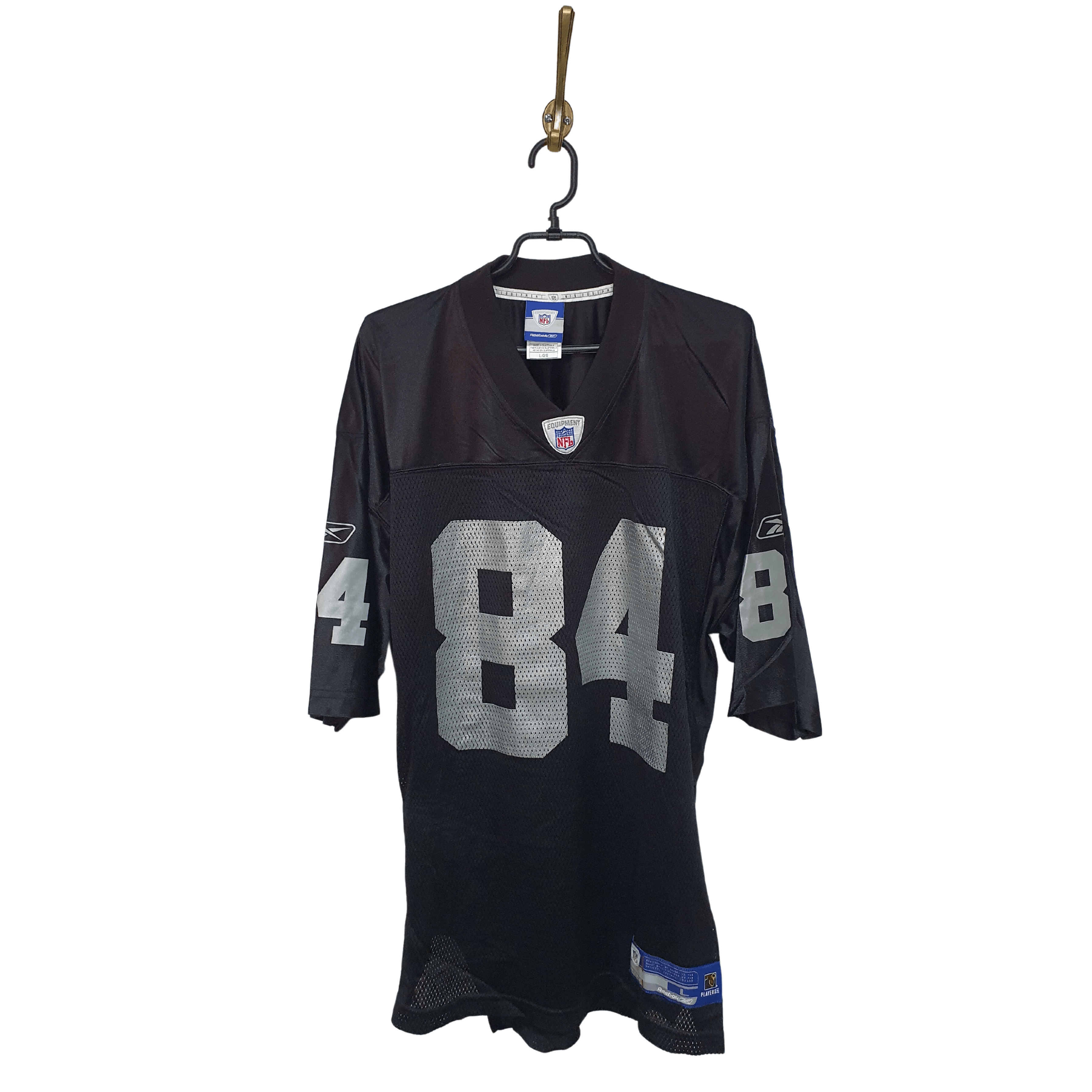 Reebok, Shirts, Vintage Reebok Jerry Porter 84 Oakland Raiders Away Jersey  Size L Size 5