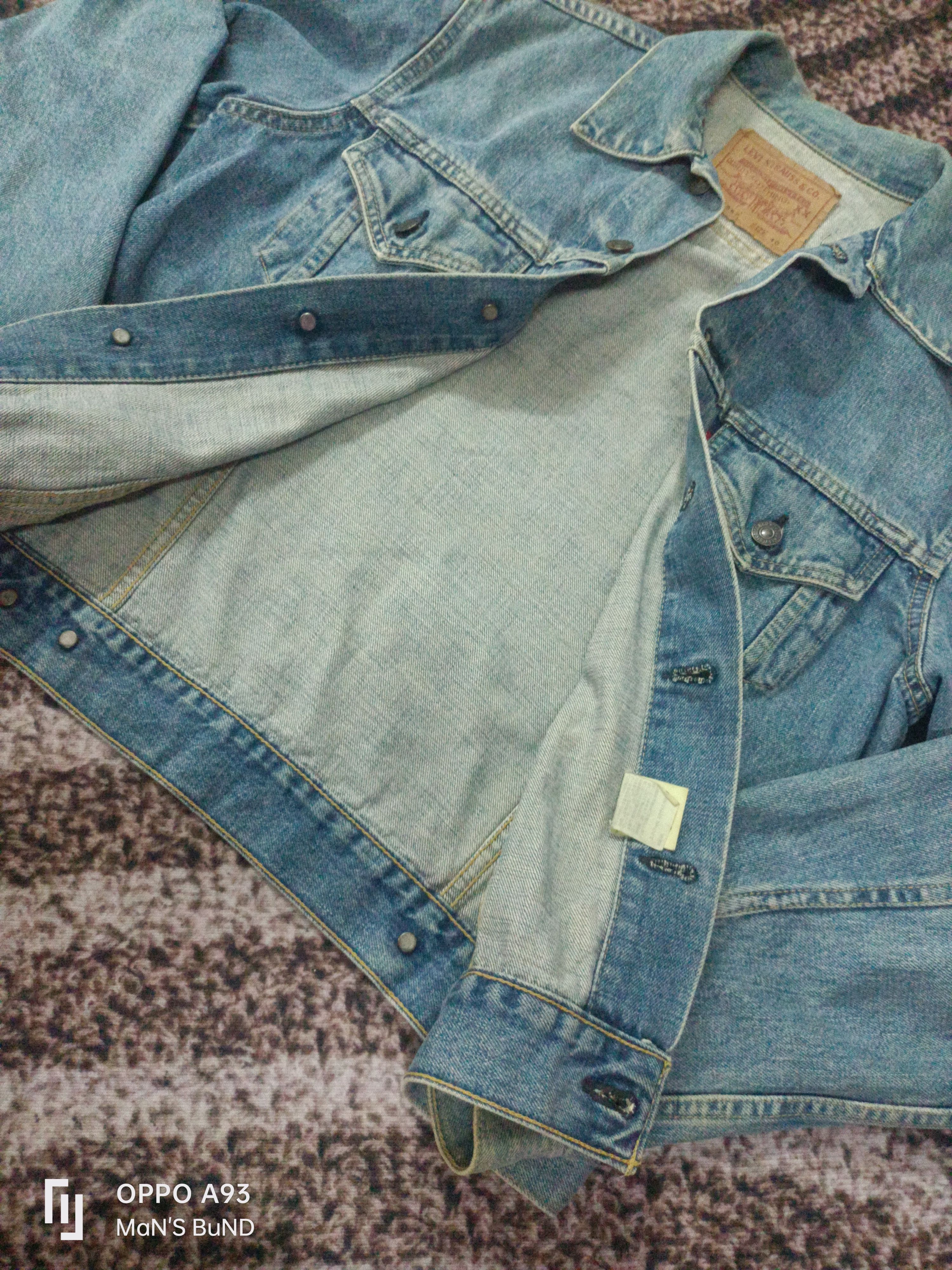 Levi's Vintage 90s Levi's 71557 Big E Denim Jacket Size US M / EU 48-50 / 2 - 5 Thumbnail