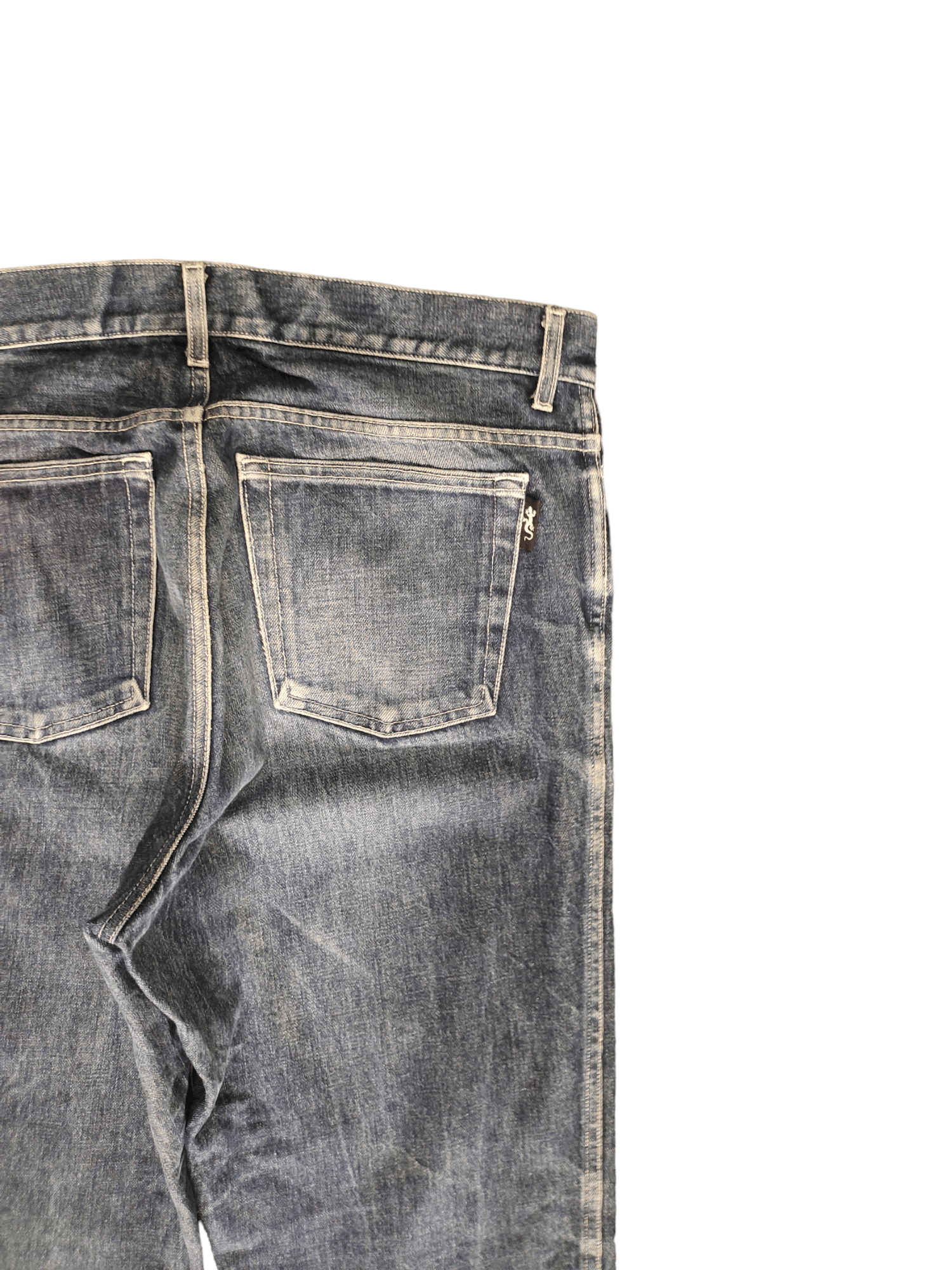agnes b. Vintage 90s Agnes B. Homme Clawmark Faded Denim Jeans Size US 34 / EU 50 - 17 Thumbnail