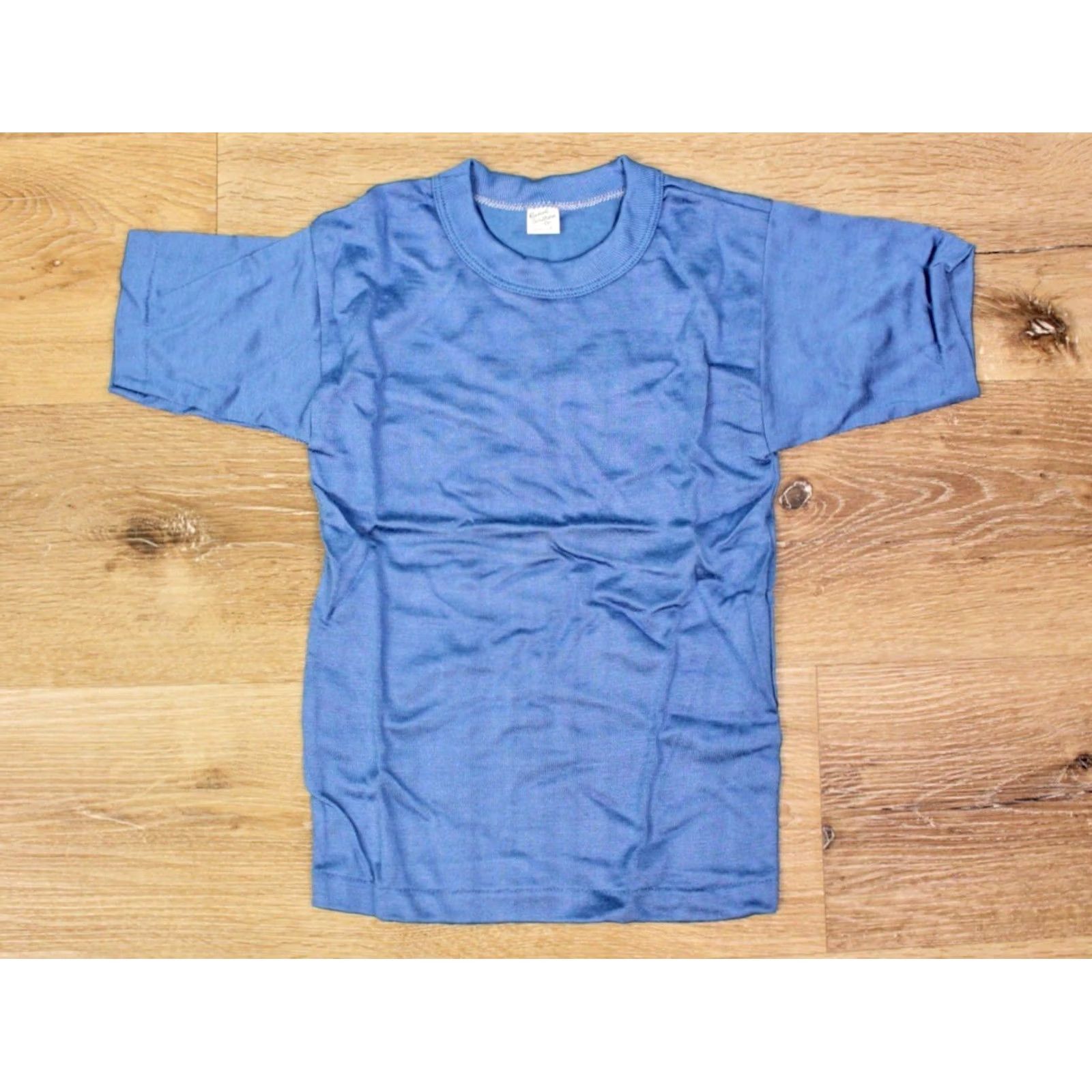 Vintage VTG 1960s Boy's Blue Shirt Lot Sz S Russell Southern 60s Blank Durene T Shirts NOS Original Boys Mens Women Size US S / EU 44-46 / 1 - 3 Thumbnail