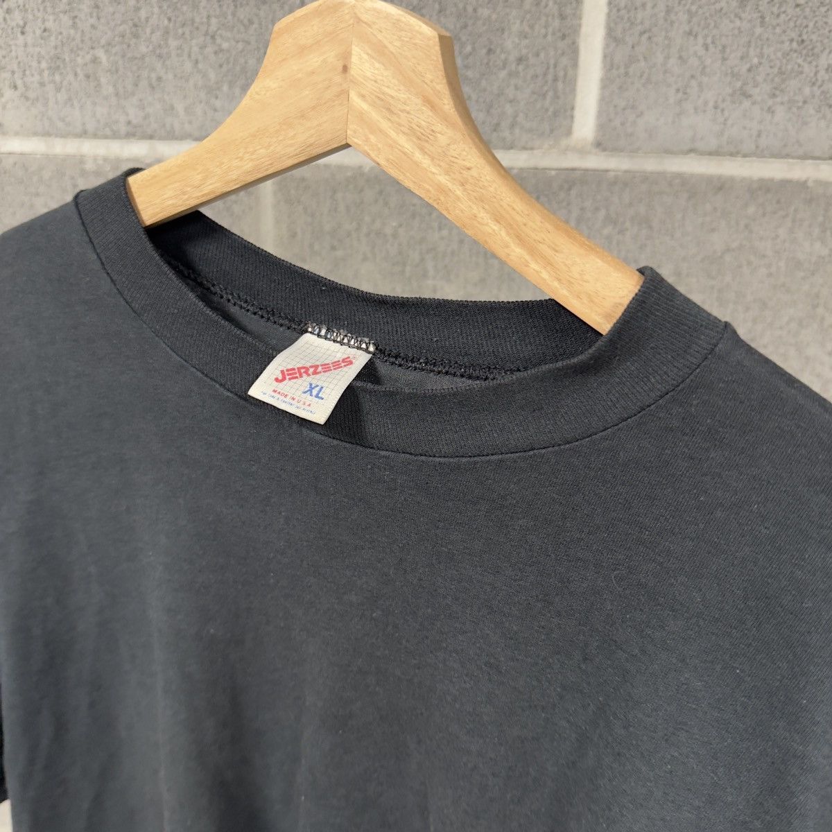 Vintage 90s Thrashed Faded Distressed Thin Black Shirt ERD Grunge Size US XL / EU 56 / 4 - 3 Thumbnail