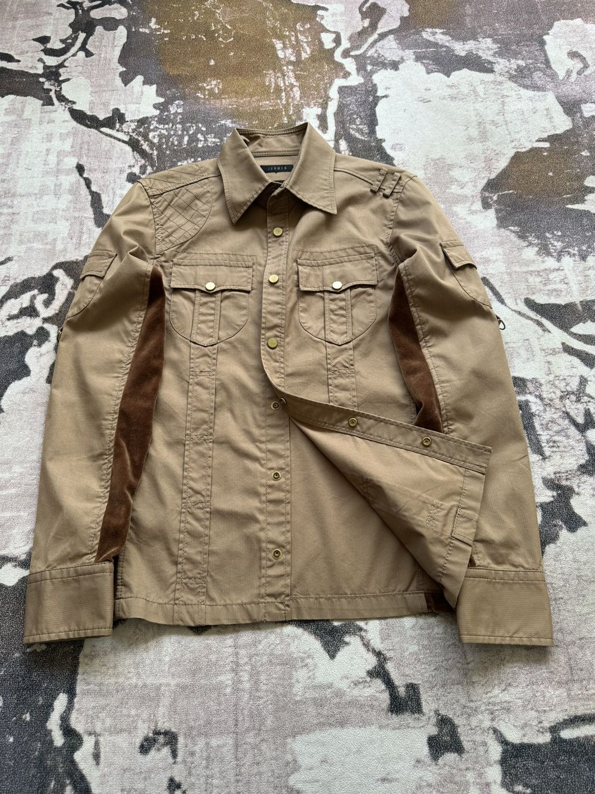 JUN MEN 00’s JLine by Junmen military style shirt Size US M / EU 48-50 / 2 - 5 Thumbnail