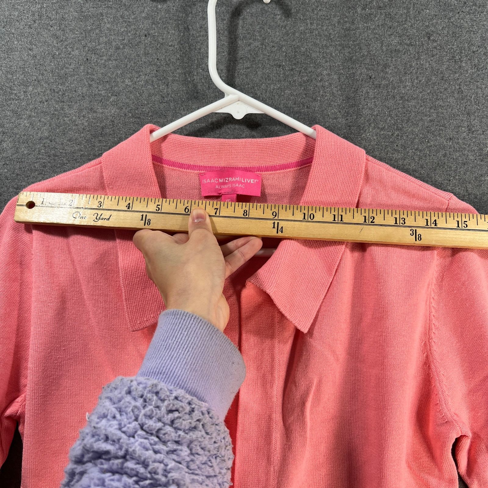 Isaac Mizrahi Isaac Mizrahi Live! Collared Sweater Cardigan Size XXS / US 00 / IT 34 - 8 Thumbnail