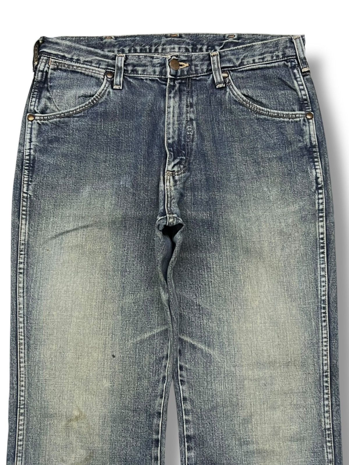 Wrangler Vintage Wrangler Japan - Faded Wash, Boocut Wide Leg Jeans Size US 32 / EU 48 - 4 Thumbnail