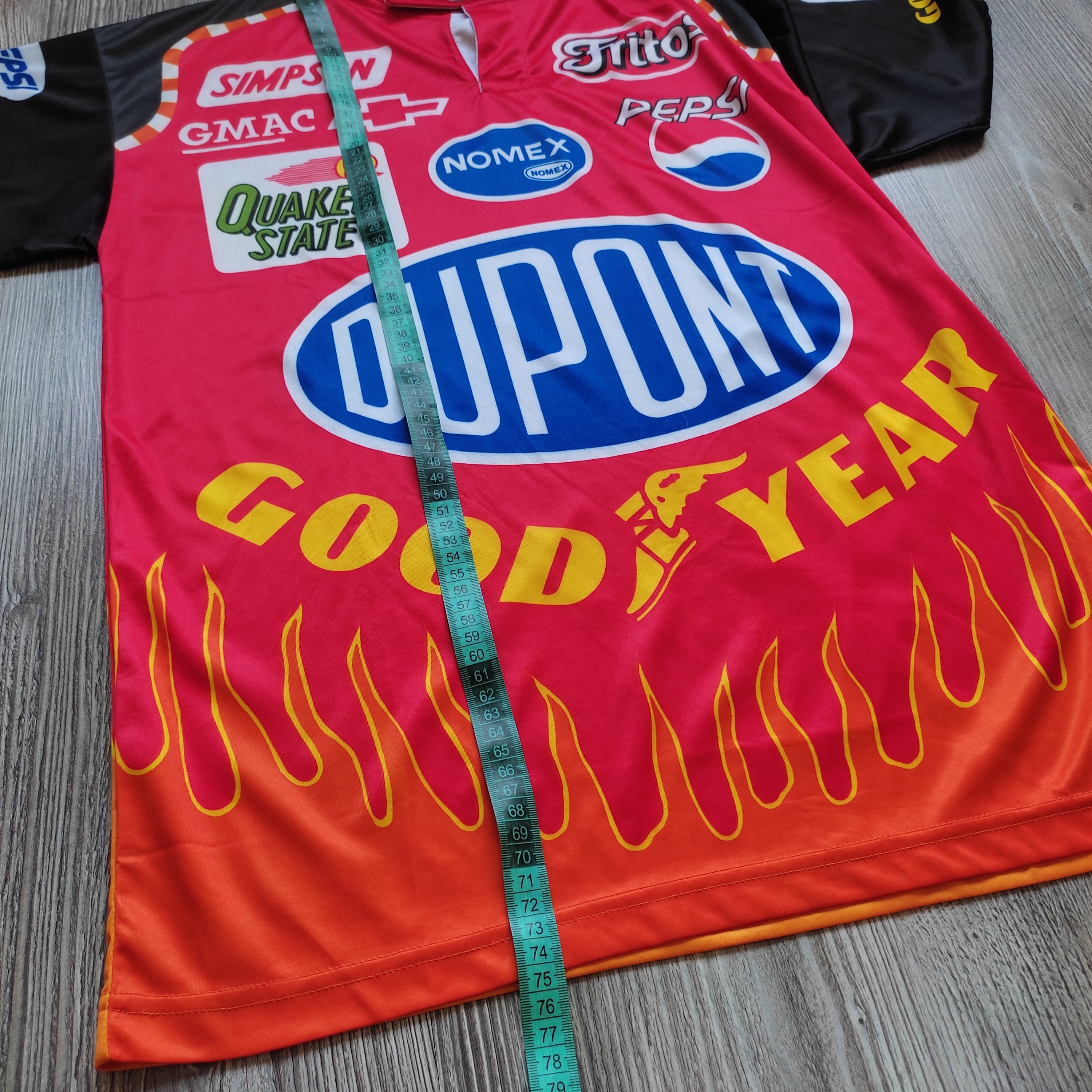 DuPont VINTAGE RACING SEVEN STAR DUPOINT JERSEY TEE Size US L / EU 52-54 / 3 - 22 Thumbnail