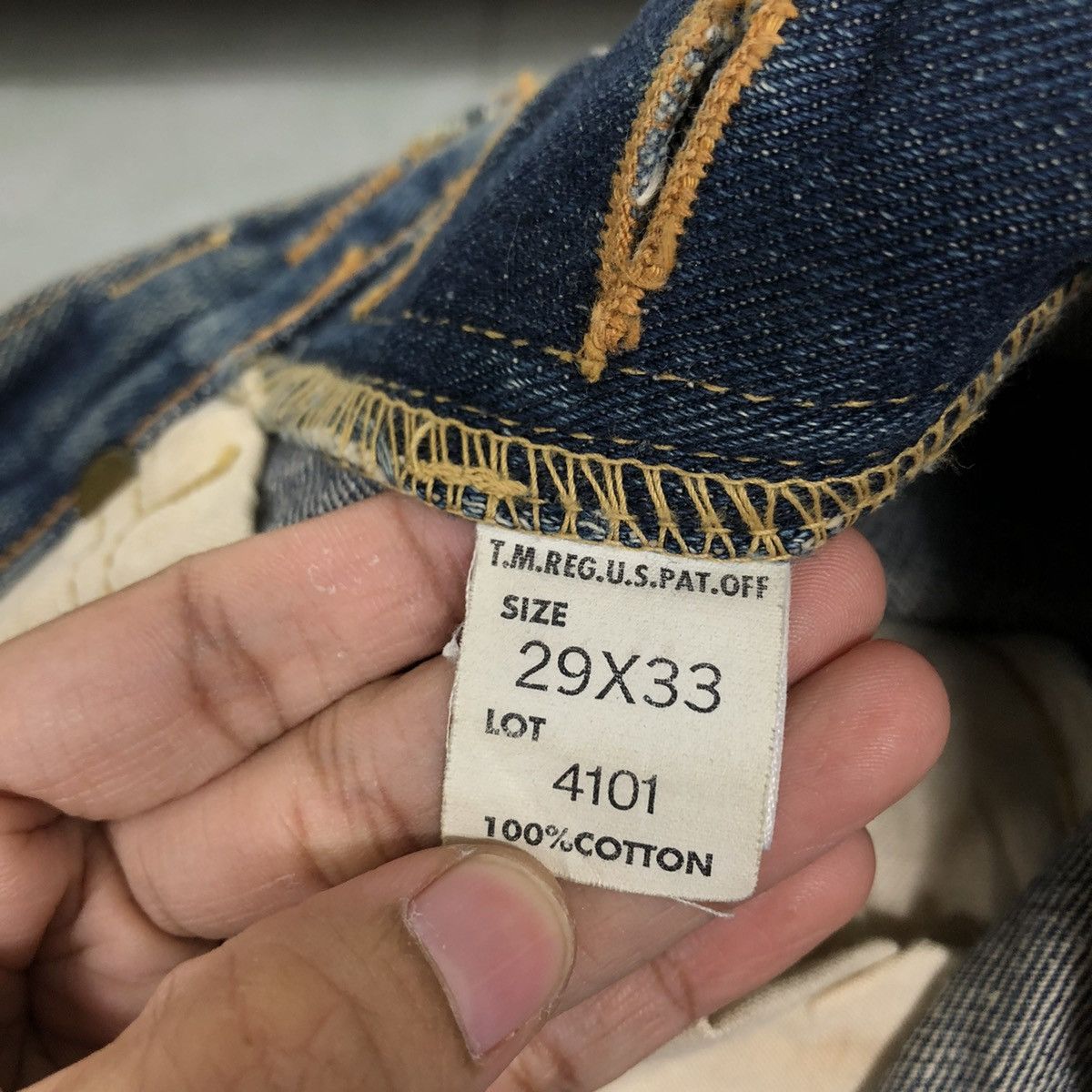Japanese Brand 🔥VINTAGE DENIM JEANS LEE UNION MADE SANFORIZED Size US 30 / EU 46 - 18 Thumbnail