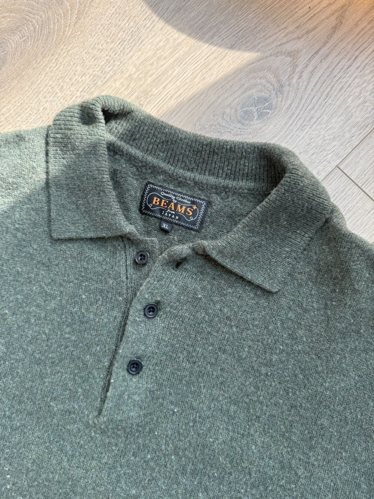 Beams Plus Beams LS Wool Polo Size US XL / EU 56 / 4 - 3 Thumbnail