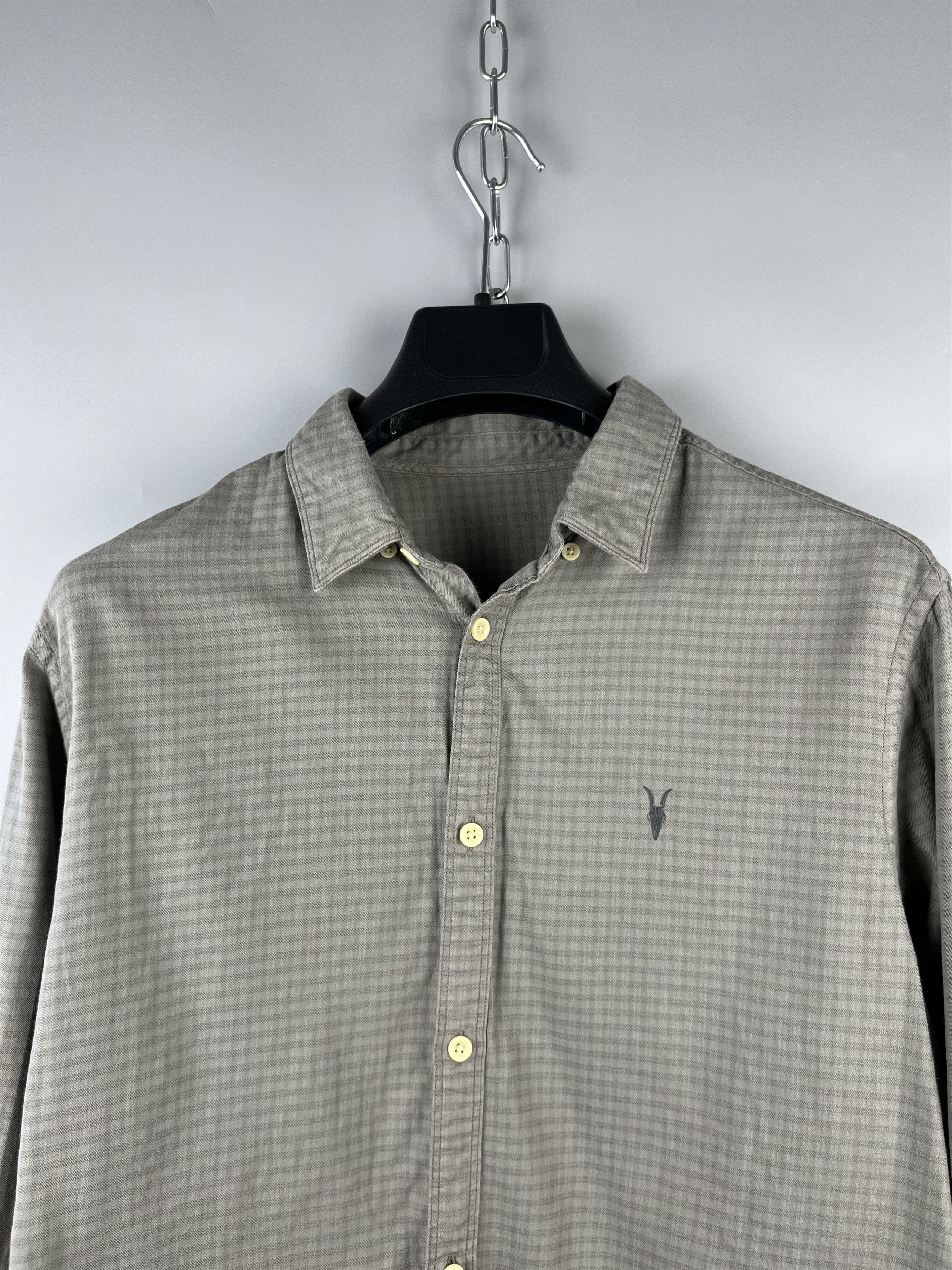 Allsaints Allsaints Cotton Button Up Long Sleeve LS Shirt Size US M / EU 48-50 / 2 - 3 Thumbnail