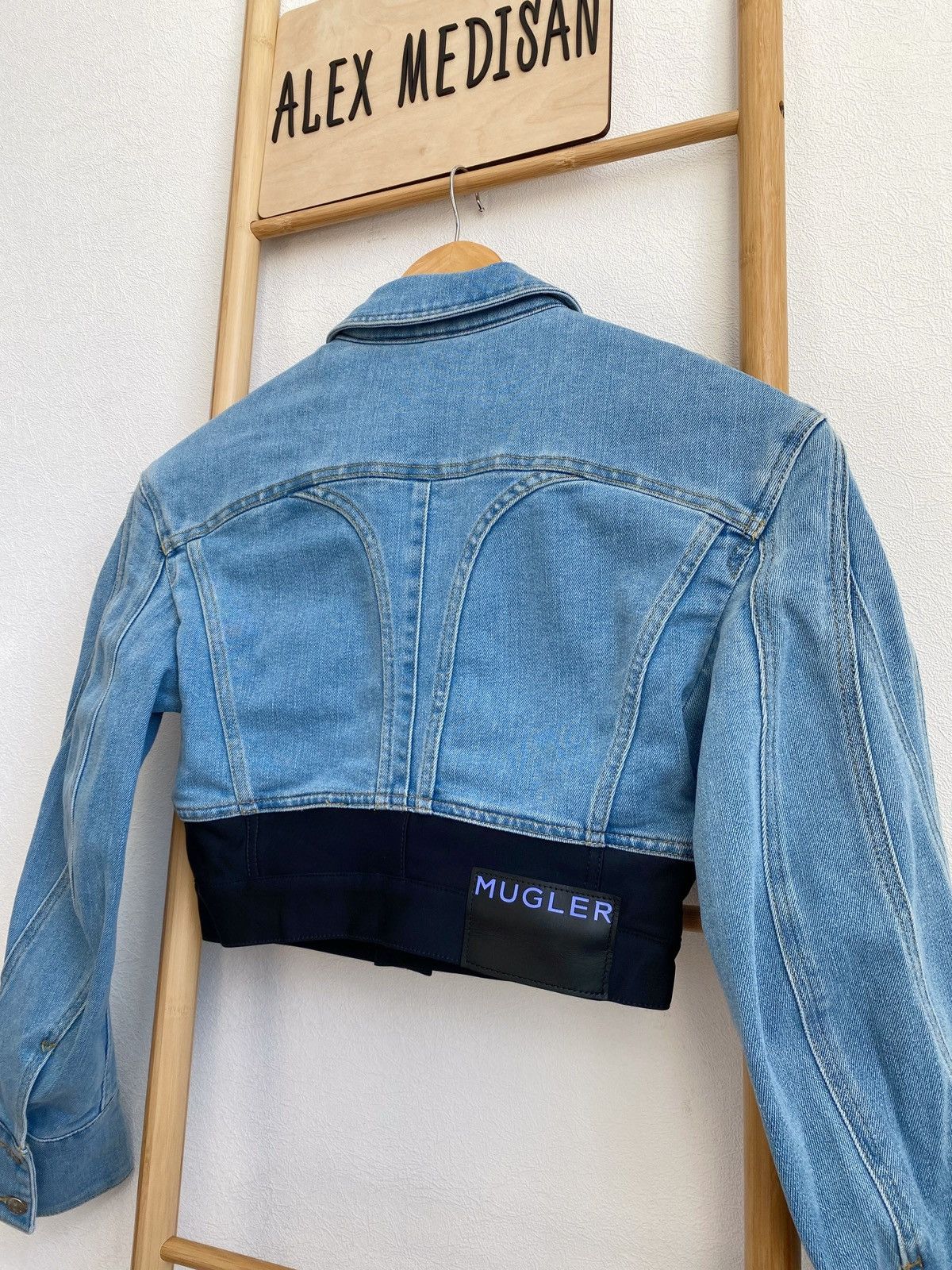 Mugler Mugler x H&M Women’s Denim Jacket Size S Size S / US 4 / IT 40 - 9 Thumbnail
