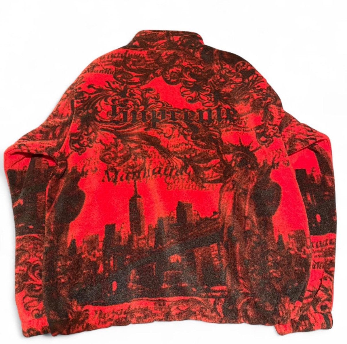 Supreme Supreme New York Fleece Zip Up Size US S / EU 44-46 / 1 - 2 Thumbnail