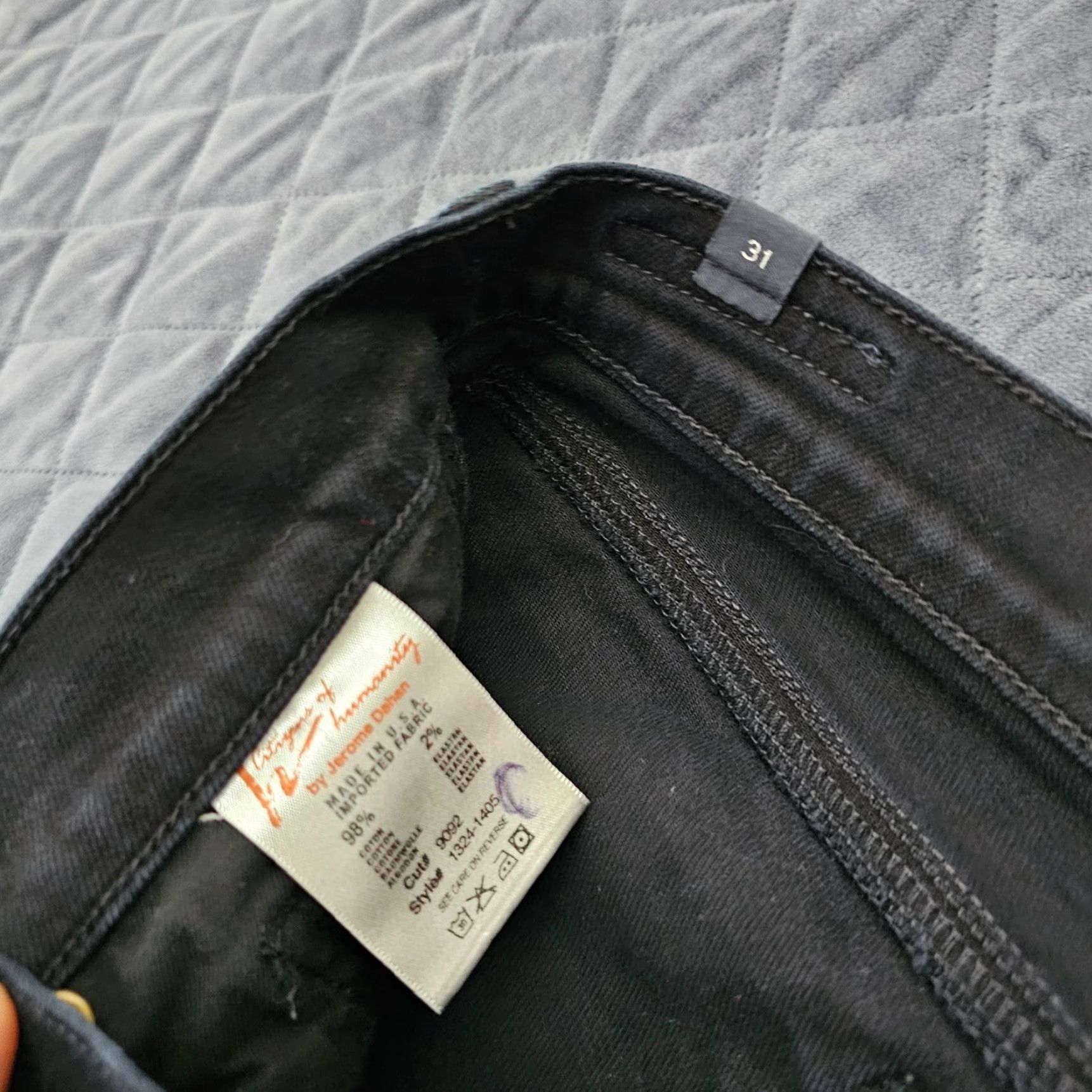 Citizens Of Humanity Citizen of Humanity Denim Black Phantom Cropped Skinny Jeans 27 Women Cropped Slim Denim 8.5-10.5 in Black Vintage No) Size 27" / US 4 / IT 40 - 5 Thumbnail