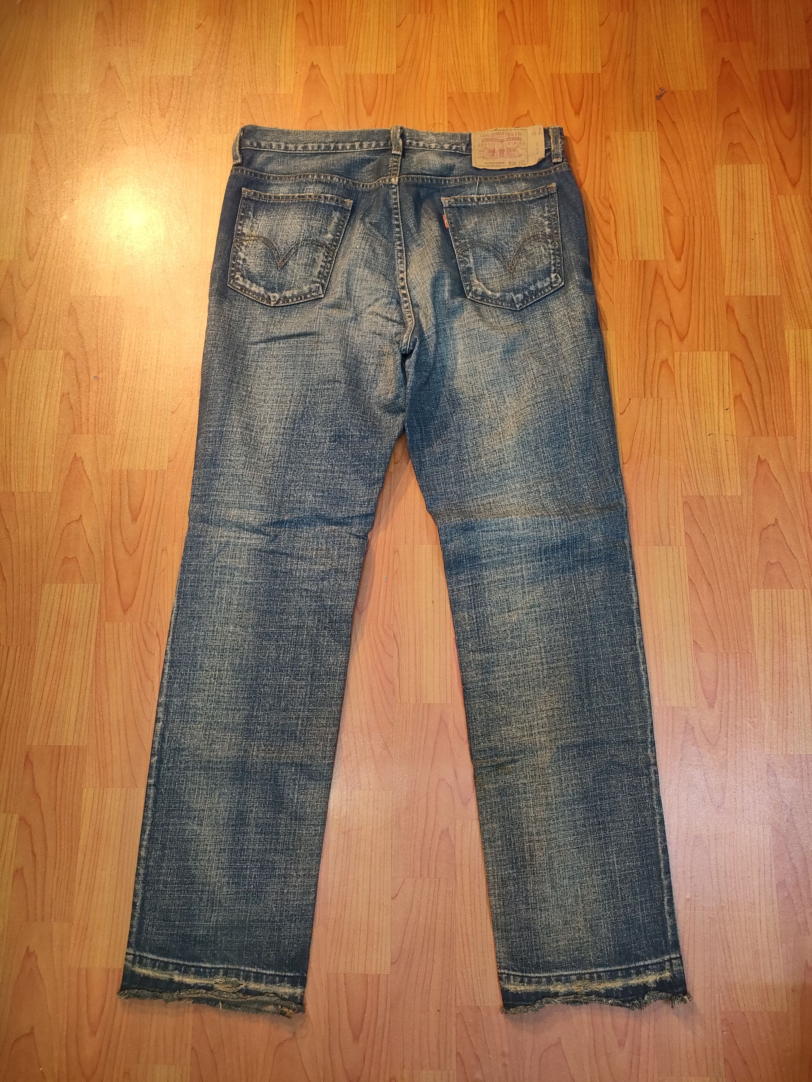 Le Grande Bleu (L.G.B.) × Levi's Vintage Clothing Vintage Levi's 519-03 Japan Jeans Size US 36 / EU 52 - 4 Thumbnail