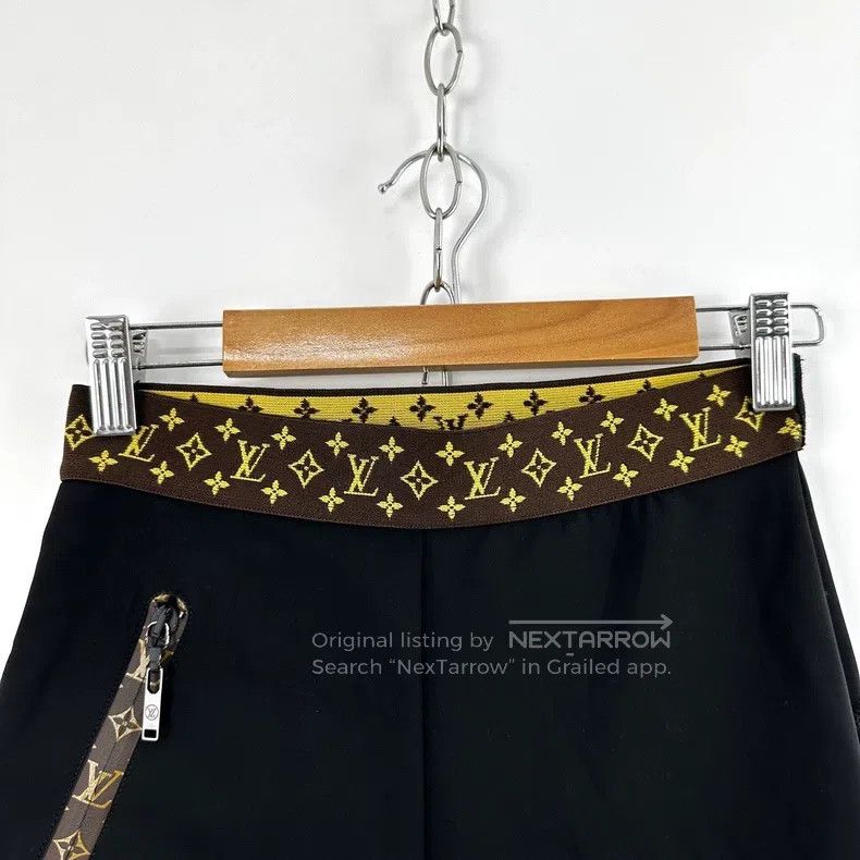 Louis Vuitton Louis Vuitton Black stretch five-point cycling pants Size US 36 / EU 52 - 3 Thumbnail