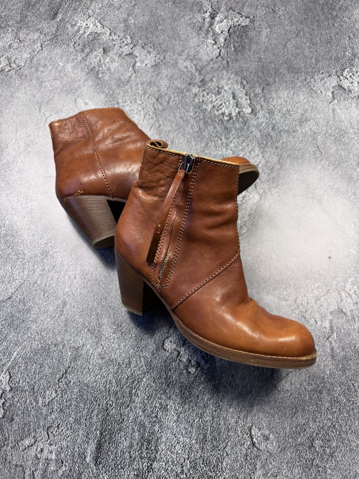 Acne Studios Acne Studios Leather Ankle Boots Size US 10 / IT 40 - 1 Thumbnail