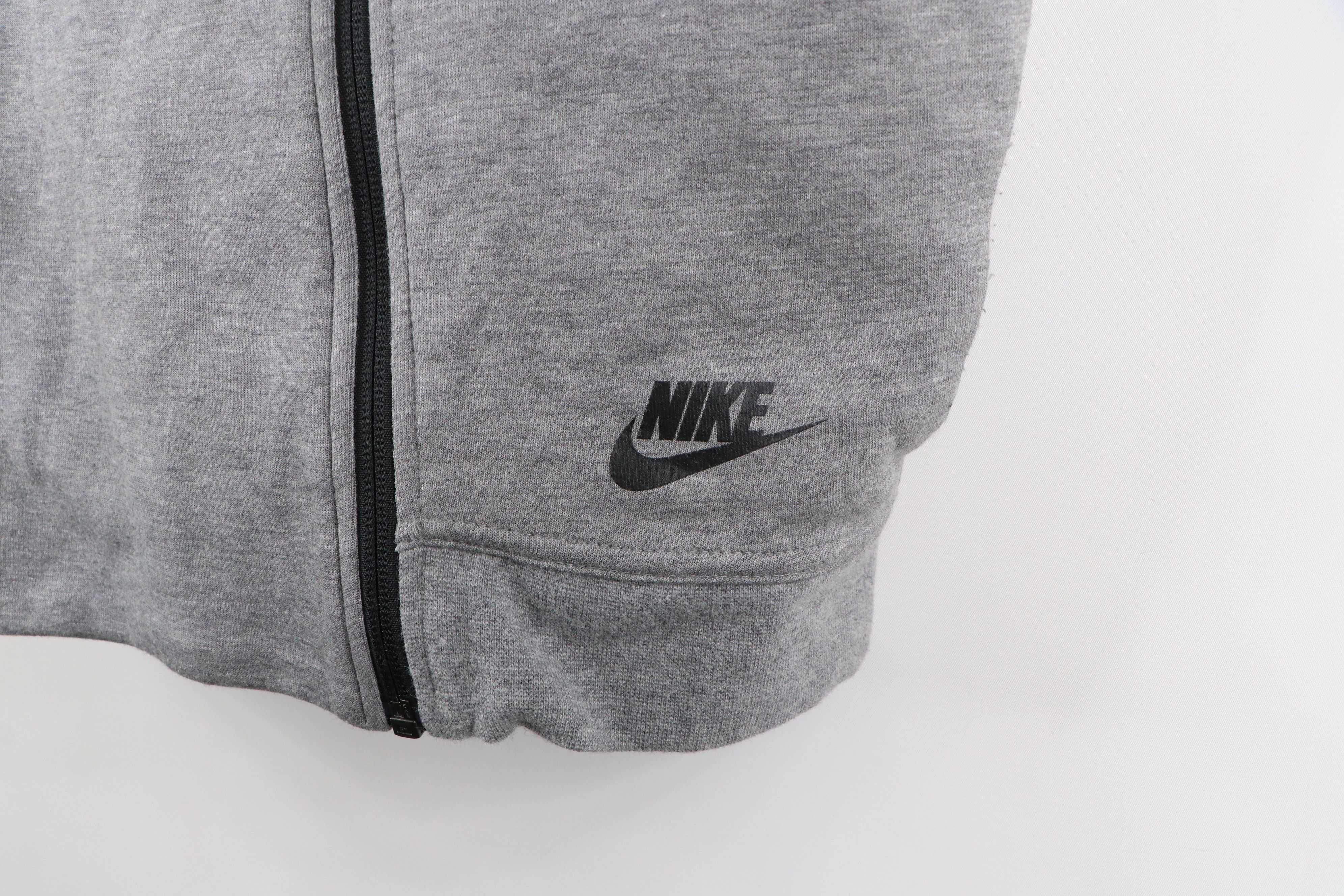 Nike Nike Spell Out Tech Fleece Full Zip Cape Vest Hoodie Gray Size L / US 10 / IT 46 - 4 Thumbnail