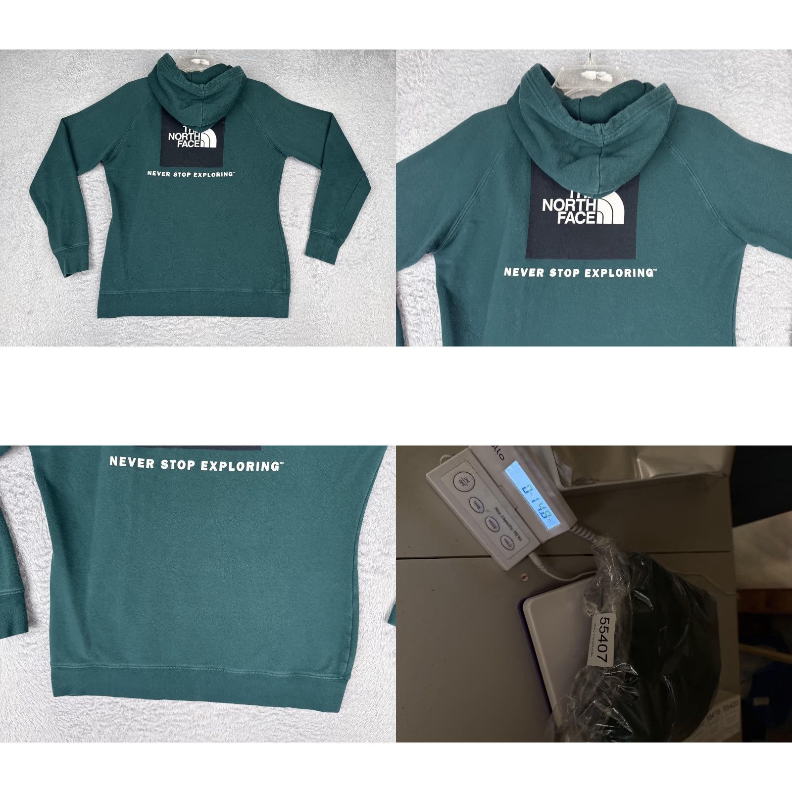 The North Face The North Face Hoodie Womens M Green Never Stop Exploring Jersey Pullover Hooded Sweatshirt Size M / US 6-8 / IT 42-44 - 9 Thumbnail