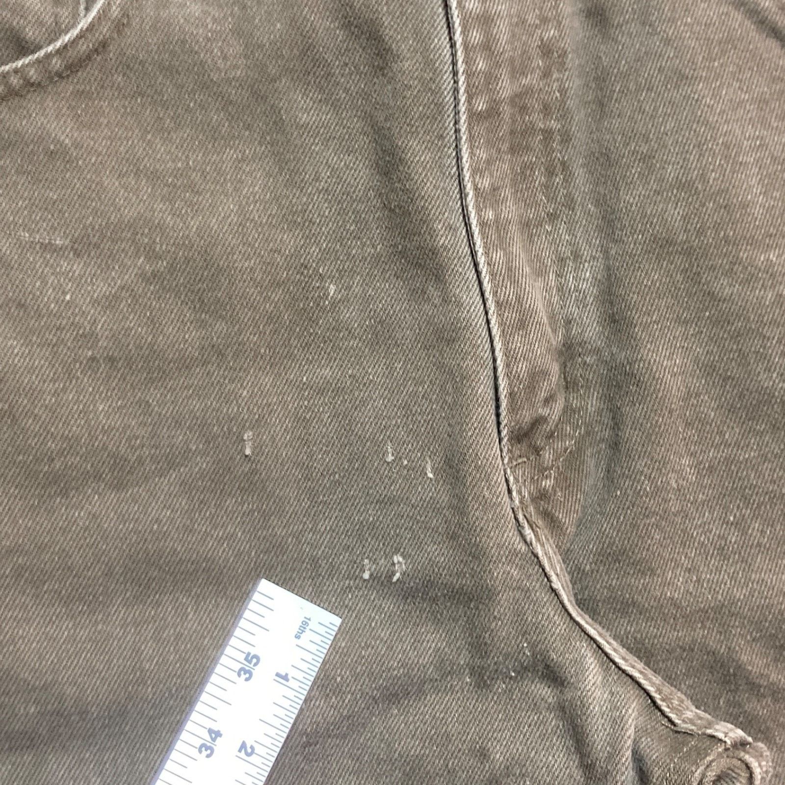Carhartt Carhartt B161 BRK Jeans Mens 35x34 Brown Denim Vintage Y2K Size US 35 - 7 Thumbnail