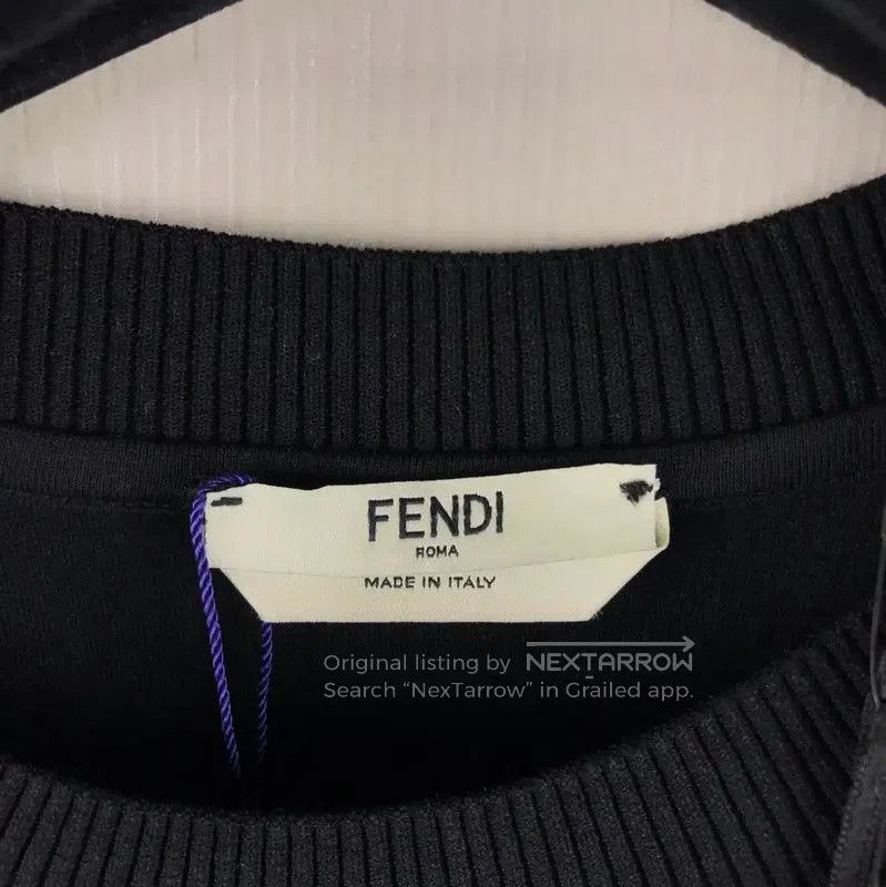 Fendi Fendi Black Cotton Dress - XL Size . Size XL / US 12-14 / IT 48-50 - 3 Thumbnail