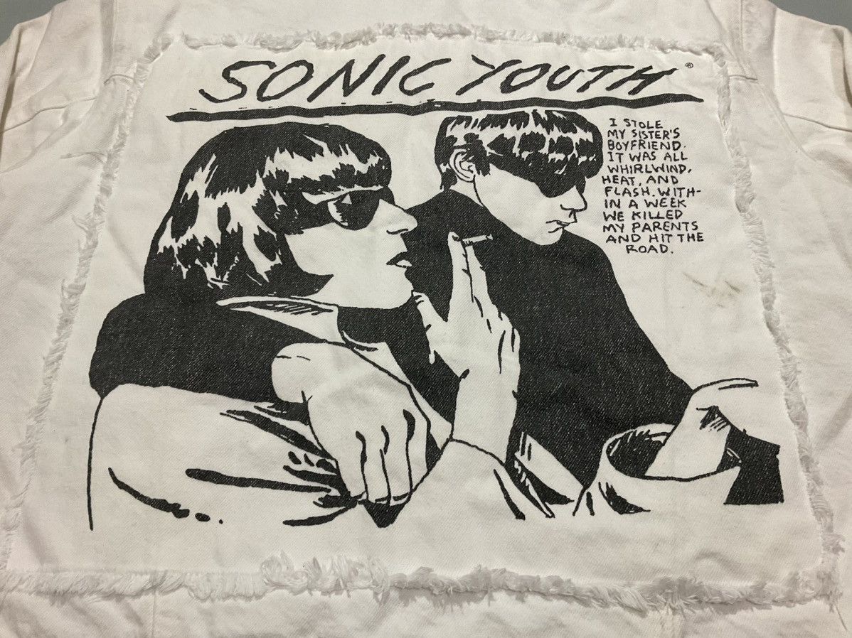 Hysteric Glamour × If Six Was Nine × Japanese Brand 🔥 Rare Archived Sonic Youth Denim Fur Jacket Size US L / EU 52-54 / 3 - 8 Thumbnail