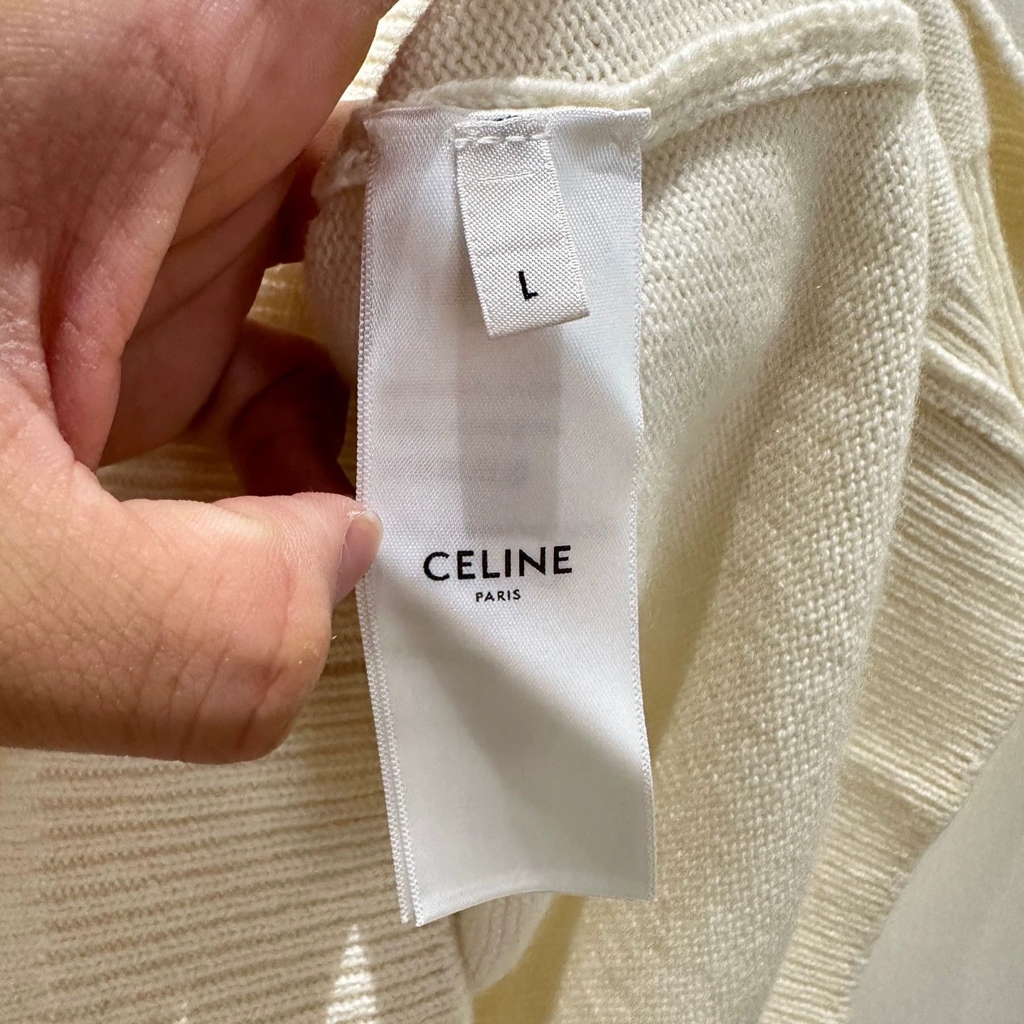 Celine Celine Triomphe Cashmere Knit Vest L Size L / US 10 / IT 46 - 4 Thumbnail