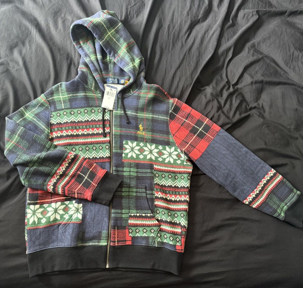 Polo Ralph Lauren Polo Patchwork Hoodie Size US L / EU 52-54 / 3 - 3 Thumbnail