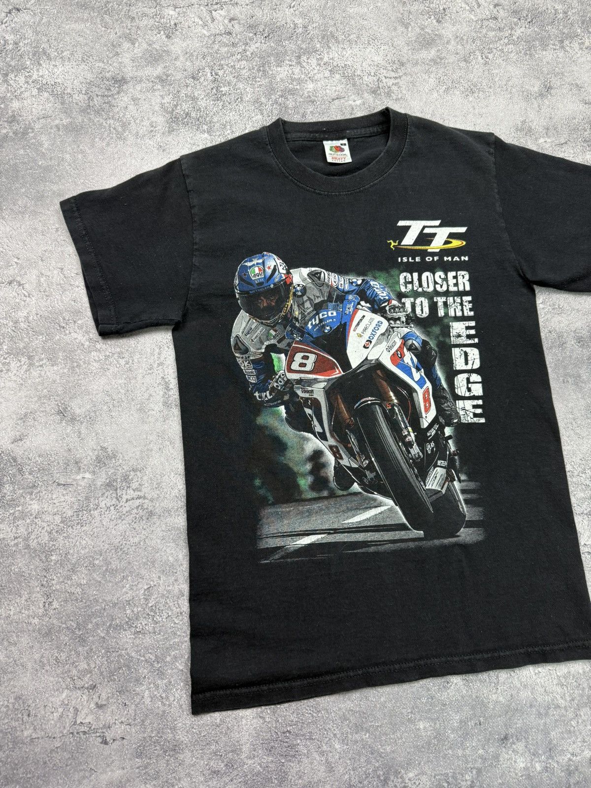 BMW 00’s Vintage BMW Dainese Moto Racing T-Shirt Isle Of Man Size US S / EU 44-46 / 1 - 5 Thumbnail