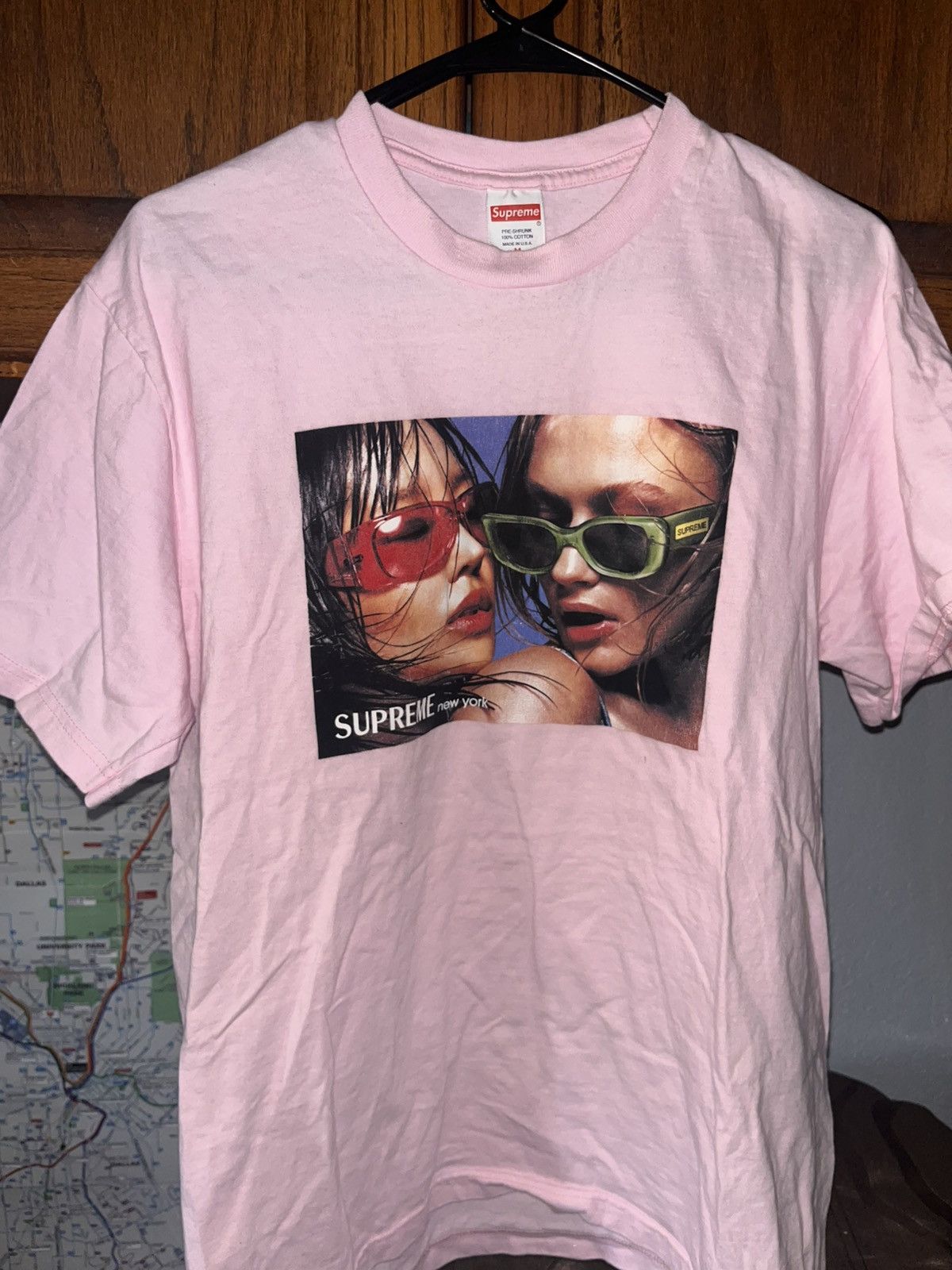 Supreme Pink Supreme Tee Size US M / EU 48-50 / 2 - 1 Thumbnail