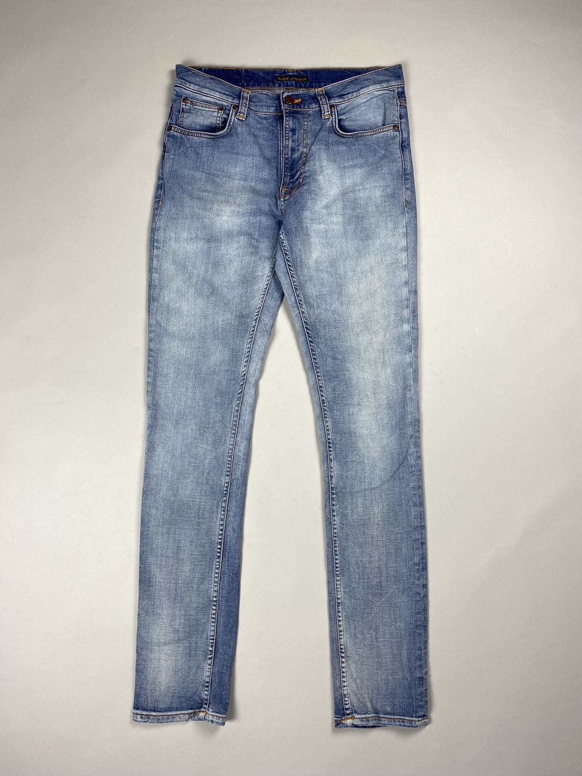 Nudie Jeans Nudie Jeans Co Lean Dean Broken Sage men’s jeans Size US 31 - 1 Thumbnail