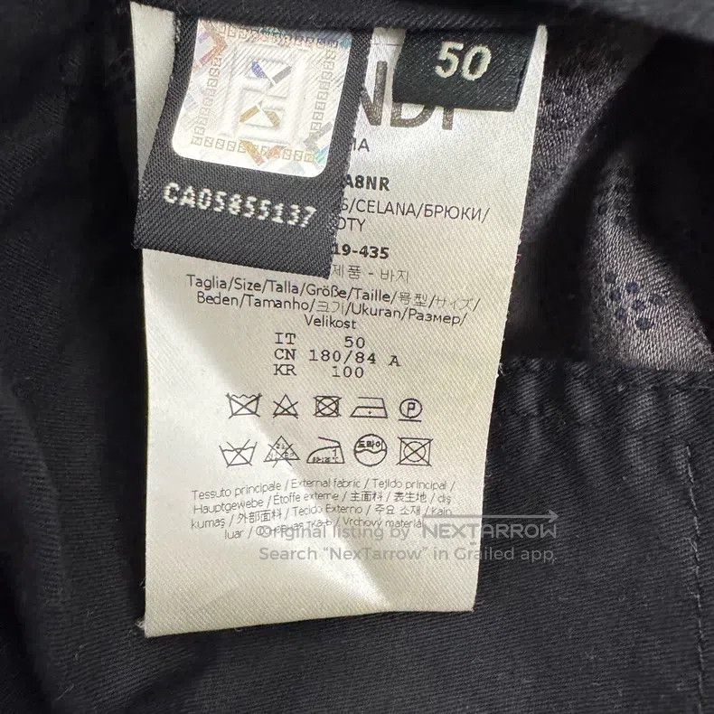 Fendi Fendi Letter Logo Full Print Trousers Size 50L - 4 Thumbnail