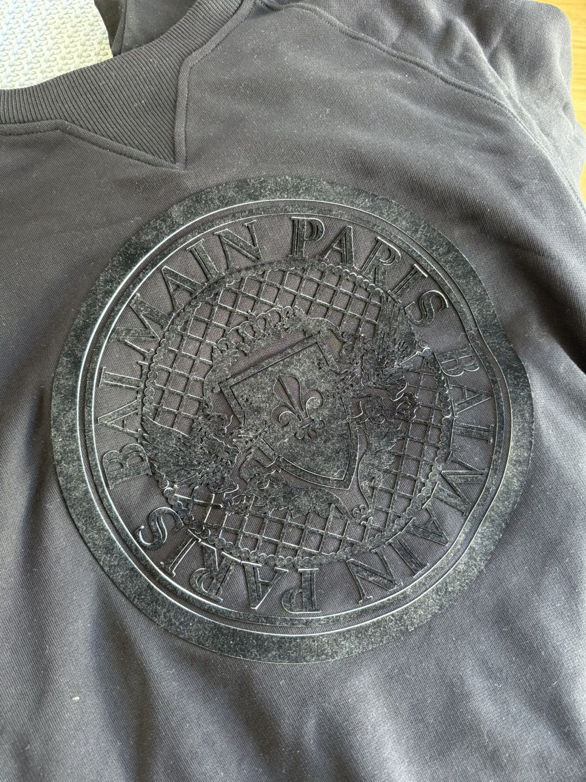 Balmain Balmain coin logo sweatshirt Size US L / EU 52-54 / 3 - 4 Thumbnail