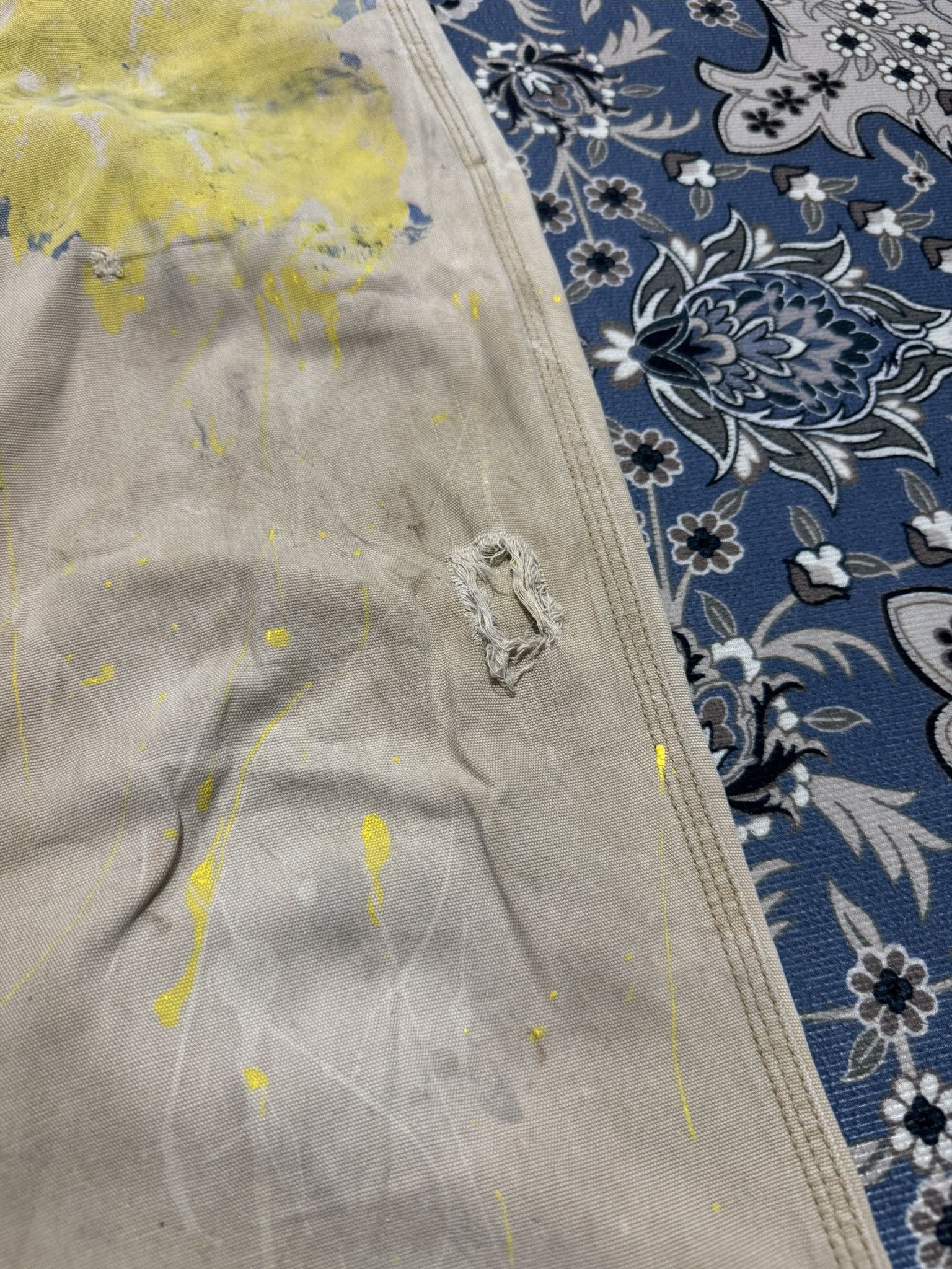 Carhartt × Carhartt Wip Vintage Carhartt Workers Painter Distressed Carpenter Pants Size US 30 / EU 46 - 4 Thumbnail