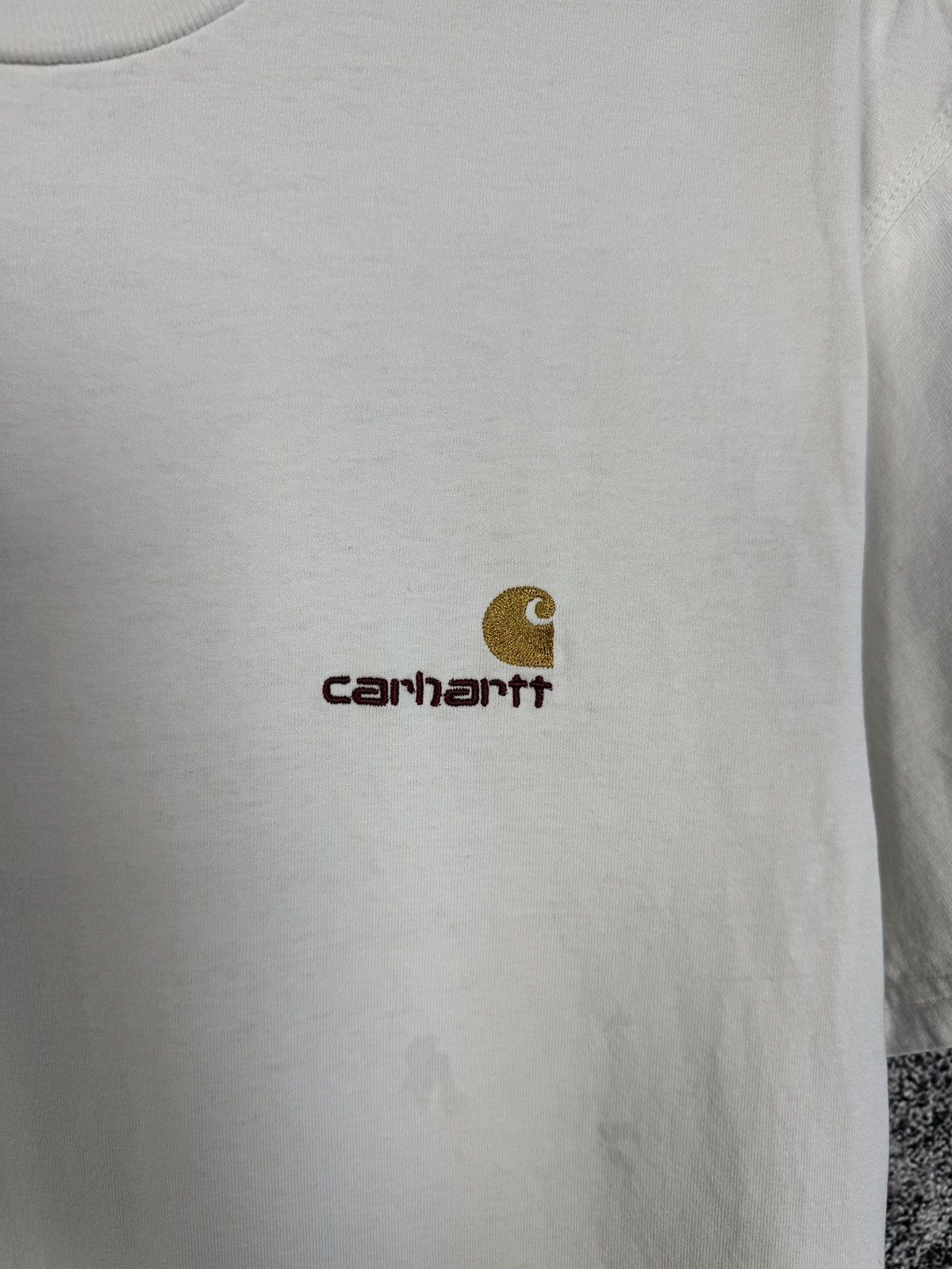 Carhartt Men’s Carhartt Short Sleeve American Script T-Shirt Size M Size US M / EU 48-50 / 2 - 6 Thumbnail