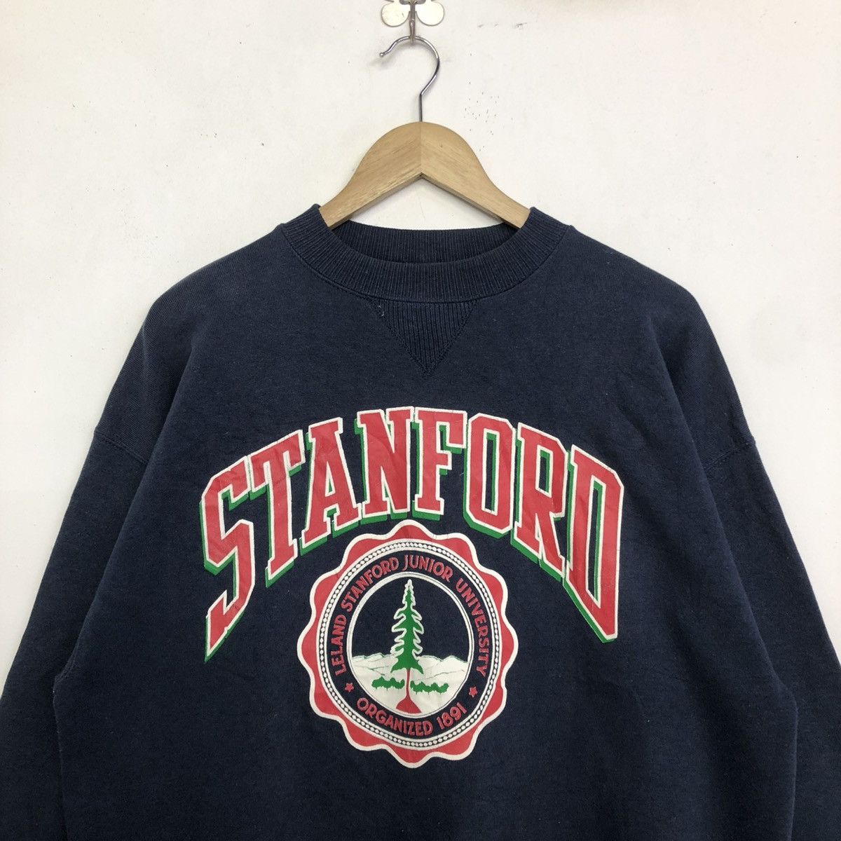 Vintage STANFORD UNIVERSITY VINTAGE BIG LOGO SWEATSHIRT Size US L / EU 52-54 / 3 - 2 Thumbnail