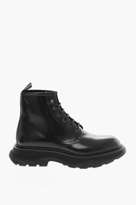 Alexander McQueen o1y1024 Ankle Boots in Black Size US 6 / EU 39 - 2 Thumbnail