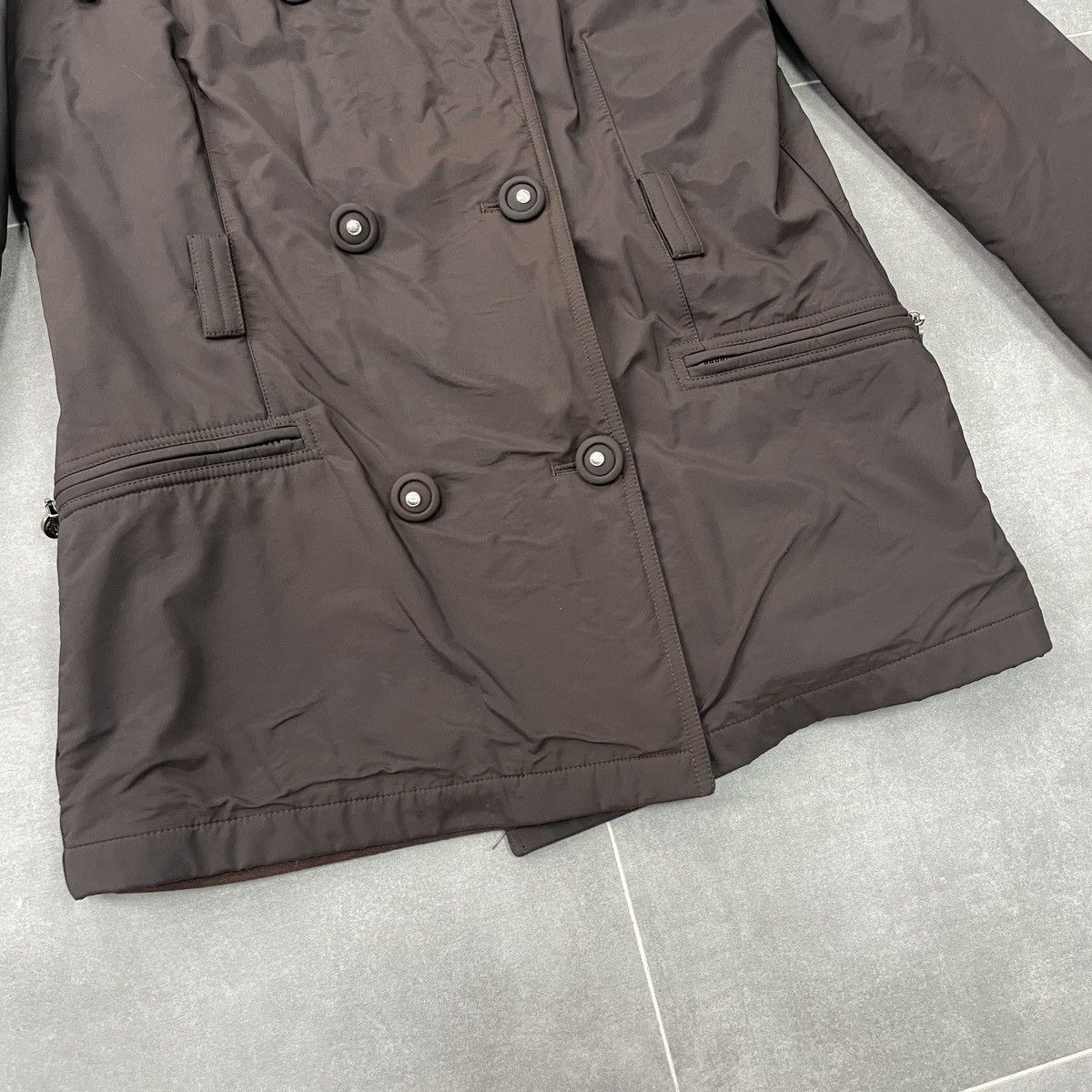 Versace × Vintage Vintage Gianni Versace Women Trench Coat Jacket Size 42 Size M / US 6-8 / IT 42-44 - 4 Thumbnail