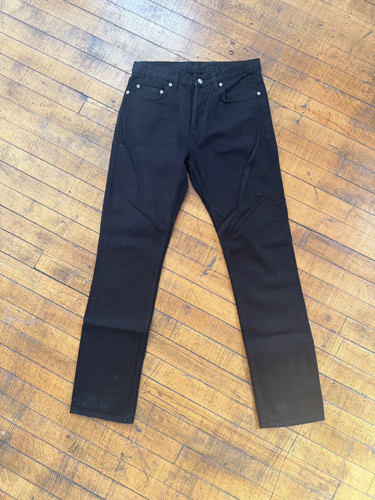 Sandro Sandro Etroit Black Denim Slim Size US 29 - 1 Thumbnail