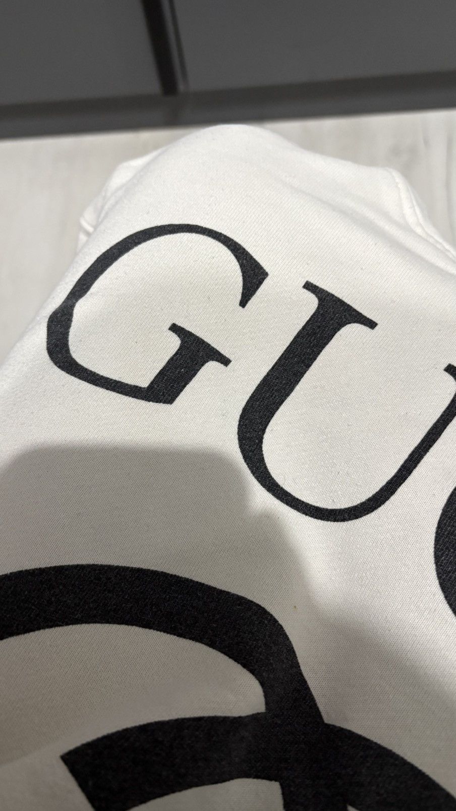 Gucci Beige Gucci Hoodie Big Logo Size: M Size US M / EU 48-50 / 2 - 7 Thumbnail